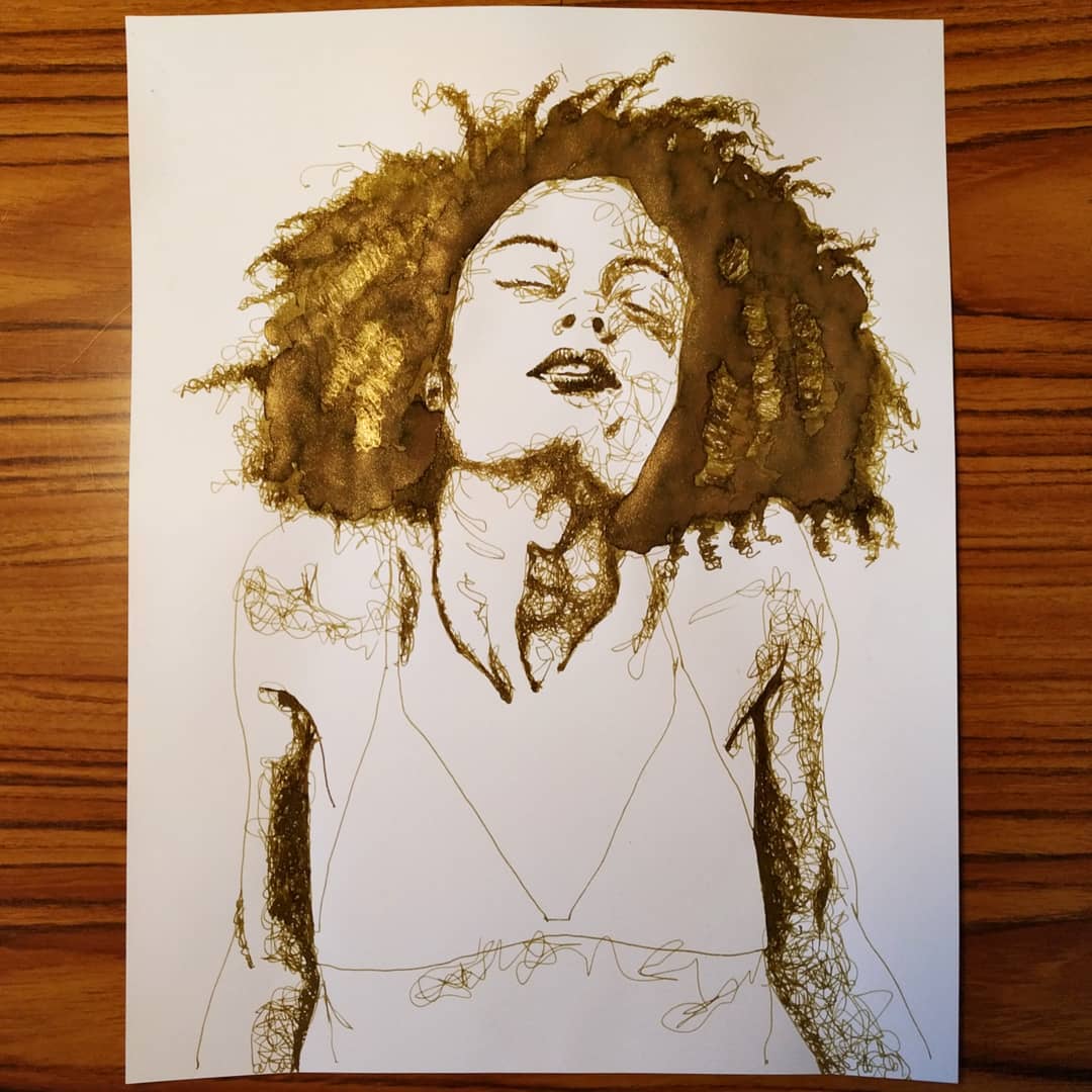 This golden ink is cray... r/fountainpens