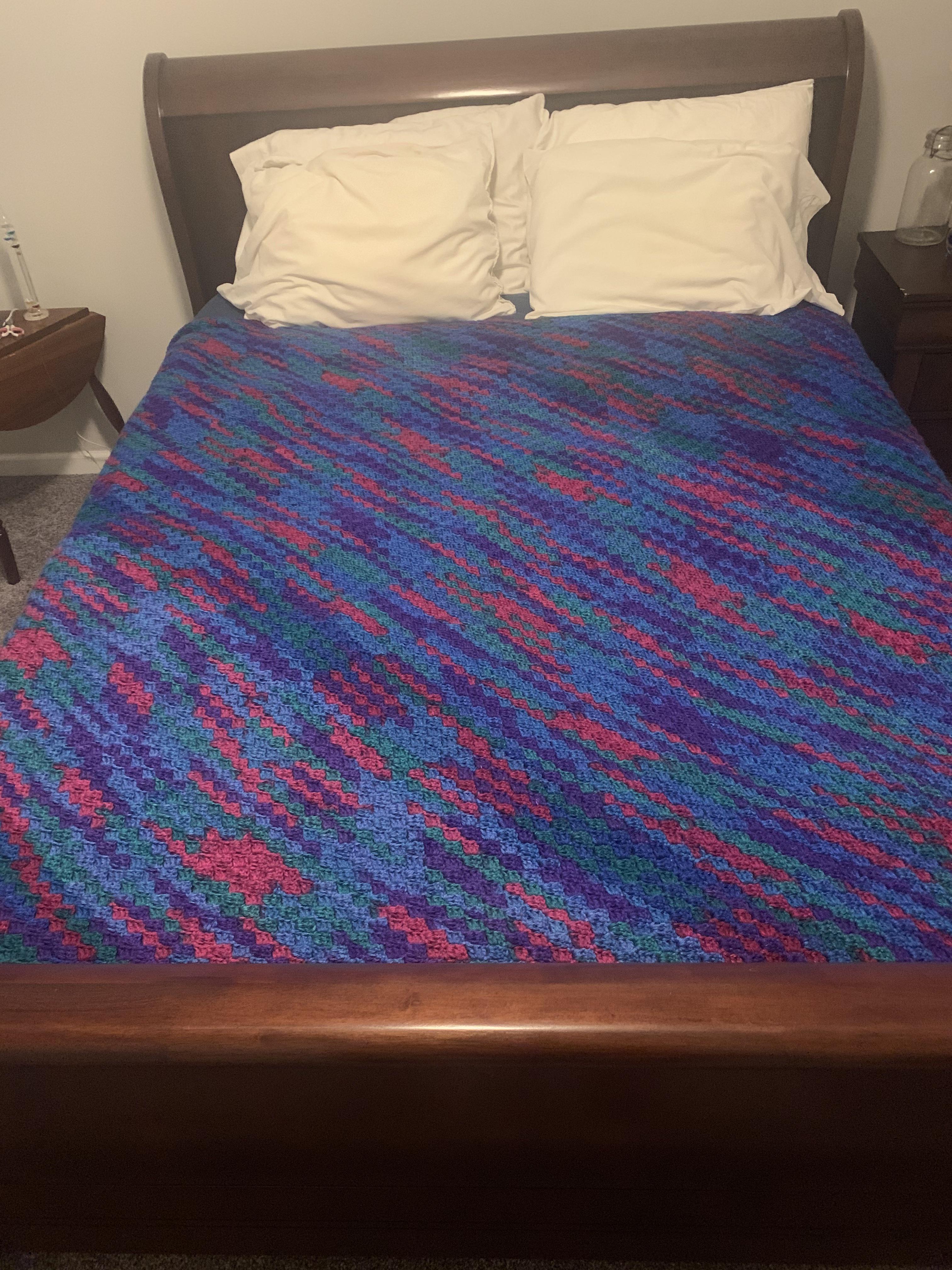 C2C quarantine blanket r/crochet