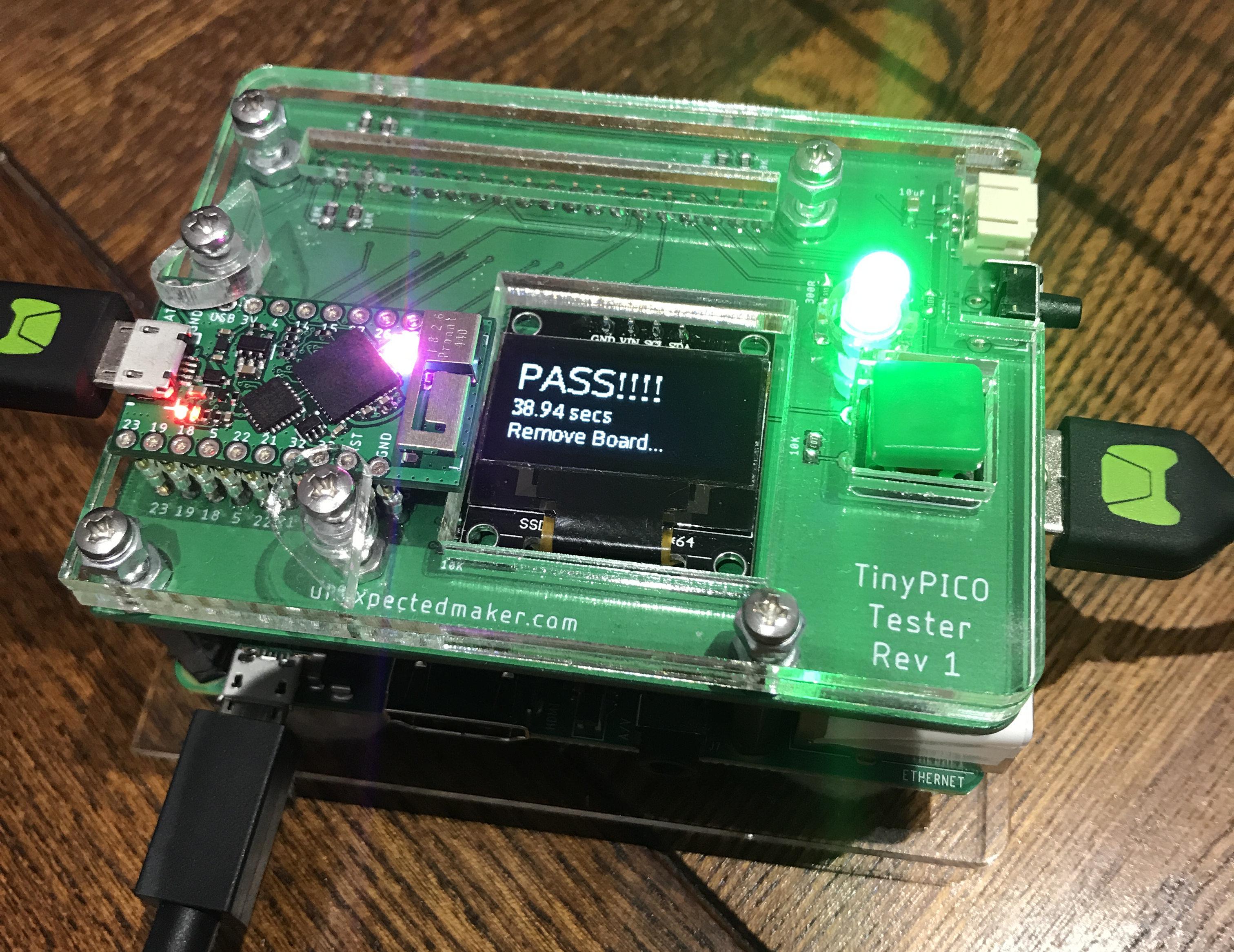 I built a RaspberryPi based Flash & Test jig for my PCB Assembly