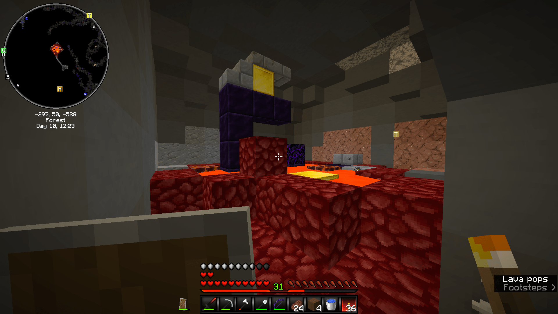 Found an underground ruin portal D Minecraft