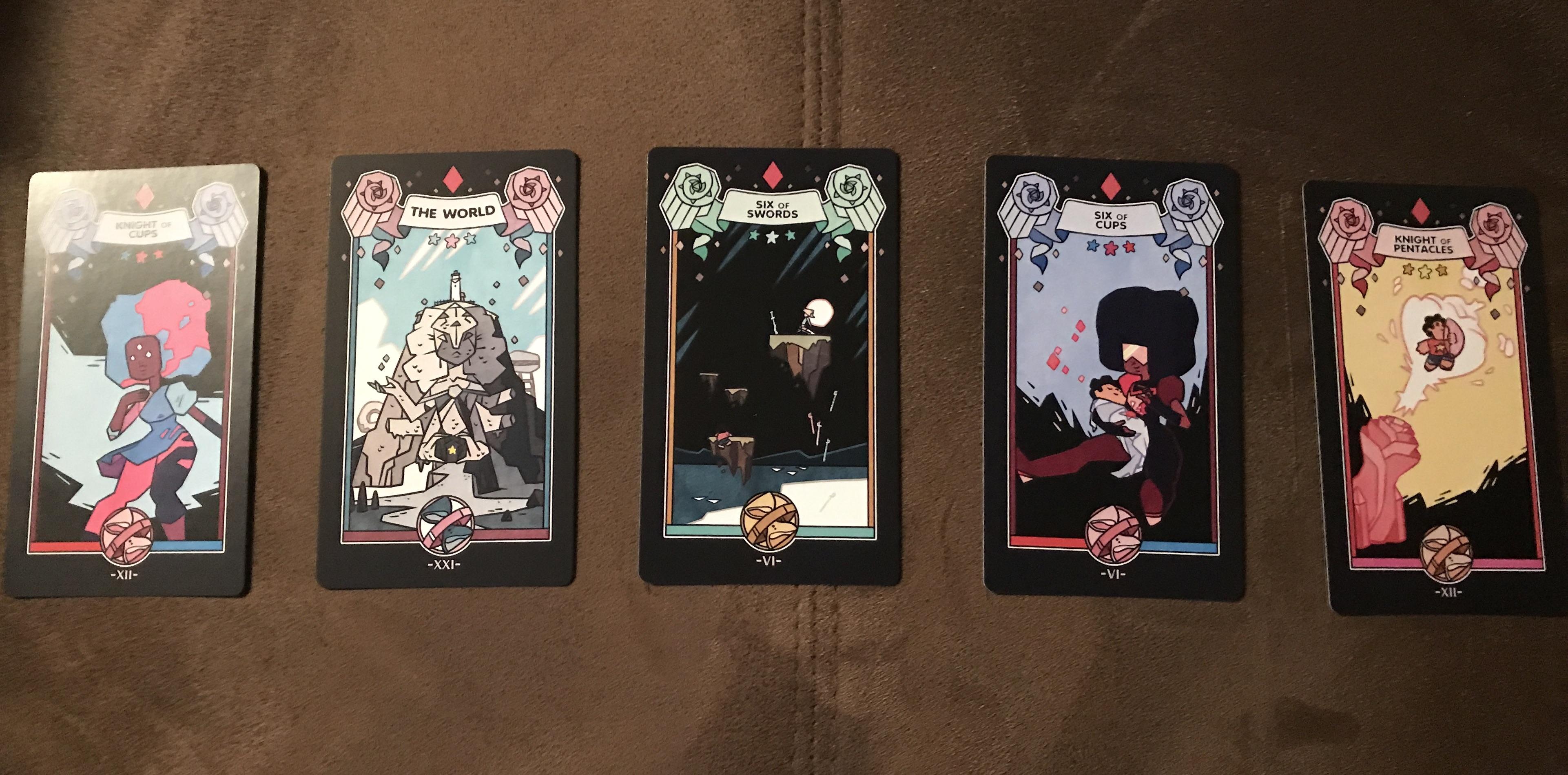 Annikin Career Spread Steven Universe Deck tarot