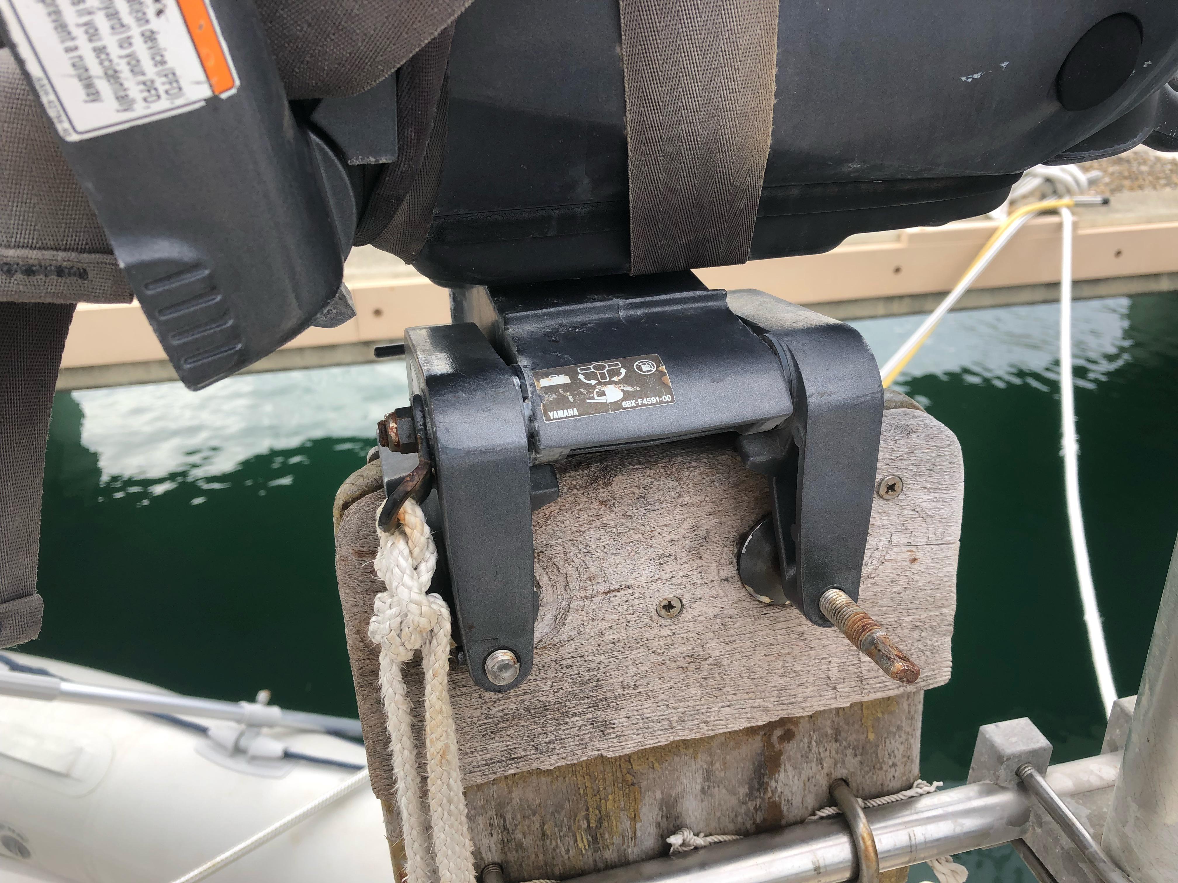 Hello all. The bolts/clamps that I use to undo my outboard from my