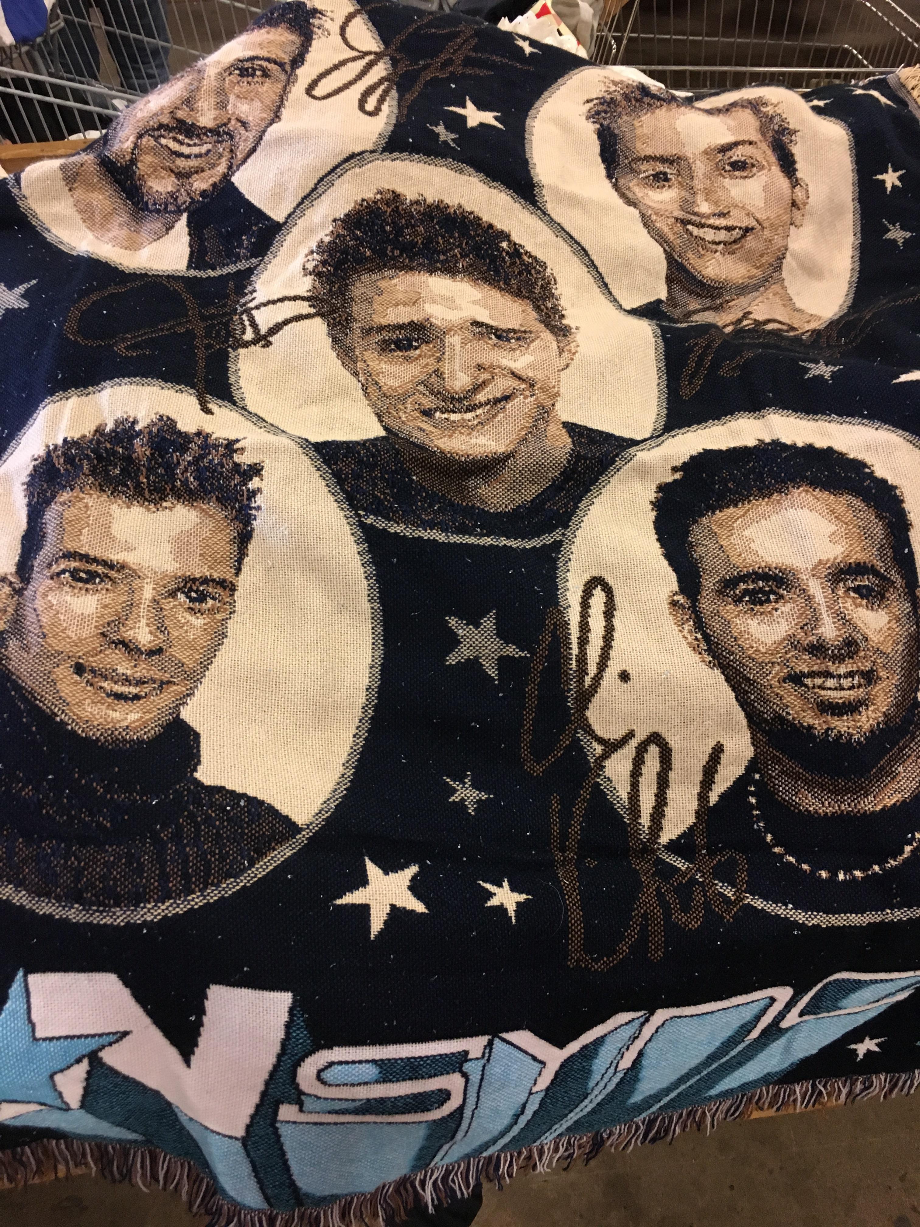 This *NSYNC blanket r/ThriftStoreHauls