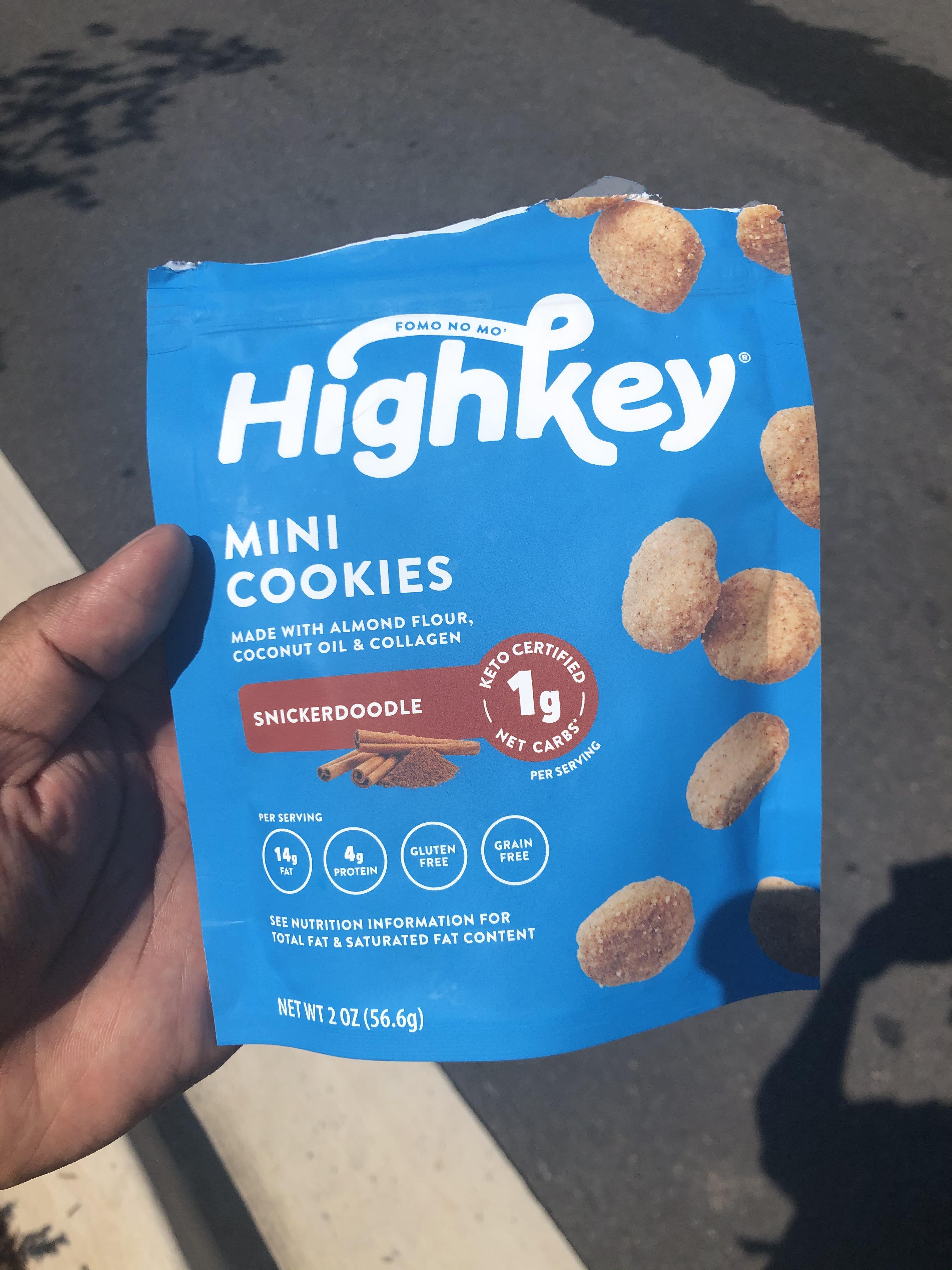 Found these mini keto cookies at Target! Theyre really good and only 4 for a pack r/Keto_Food