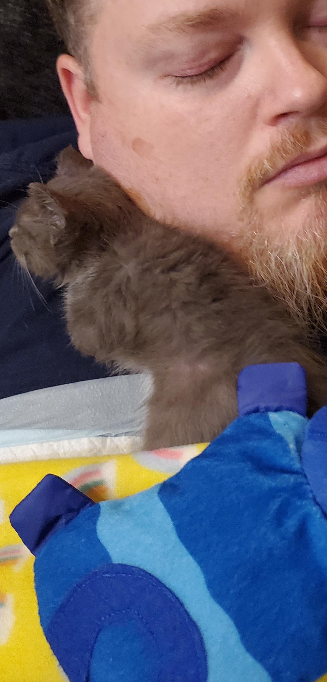 This tiny little daddy's baby is having surgery to amputate his right