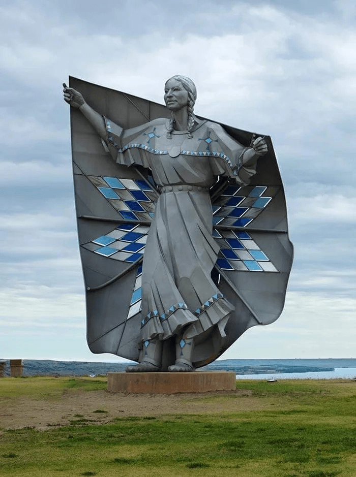 This beautiful 50 foot tall sculpture in South Dakota named "Dignity