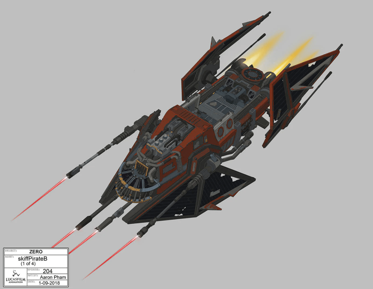 Pirate Skiff 2 Star Wars Resistance r/StarWarsShips