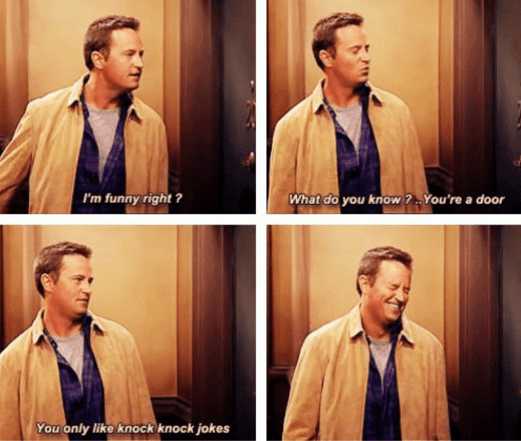 One of my favorite Chandler jokes ever r/howyoudoin