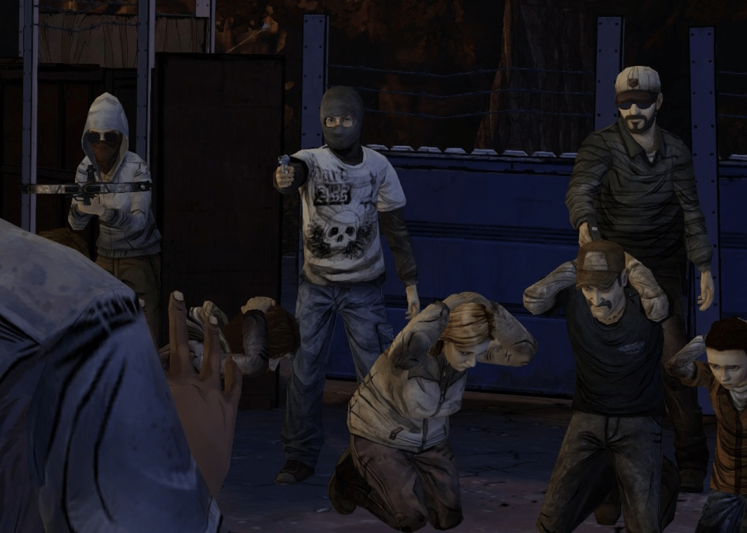 What happened to the save lots bandits after the group fled the motel