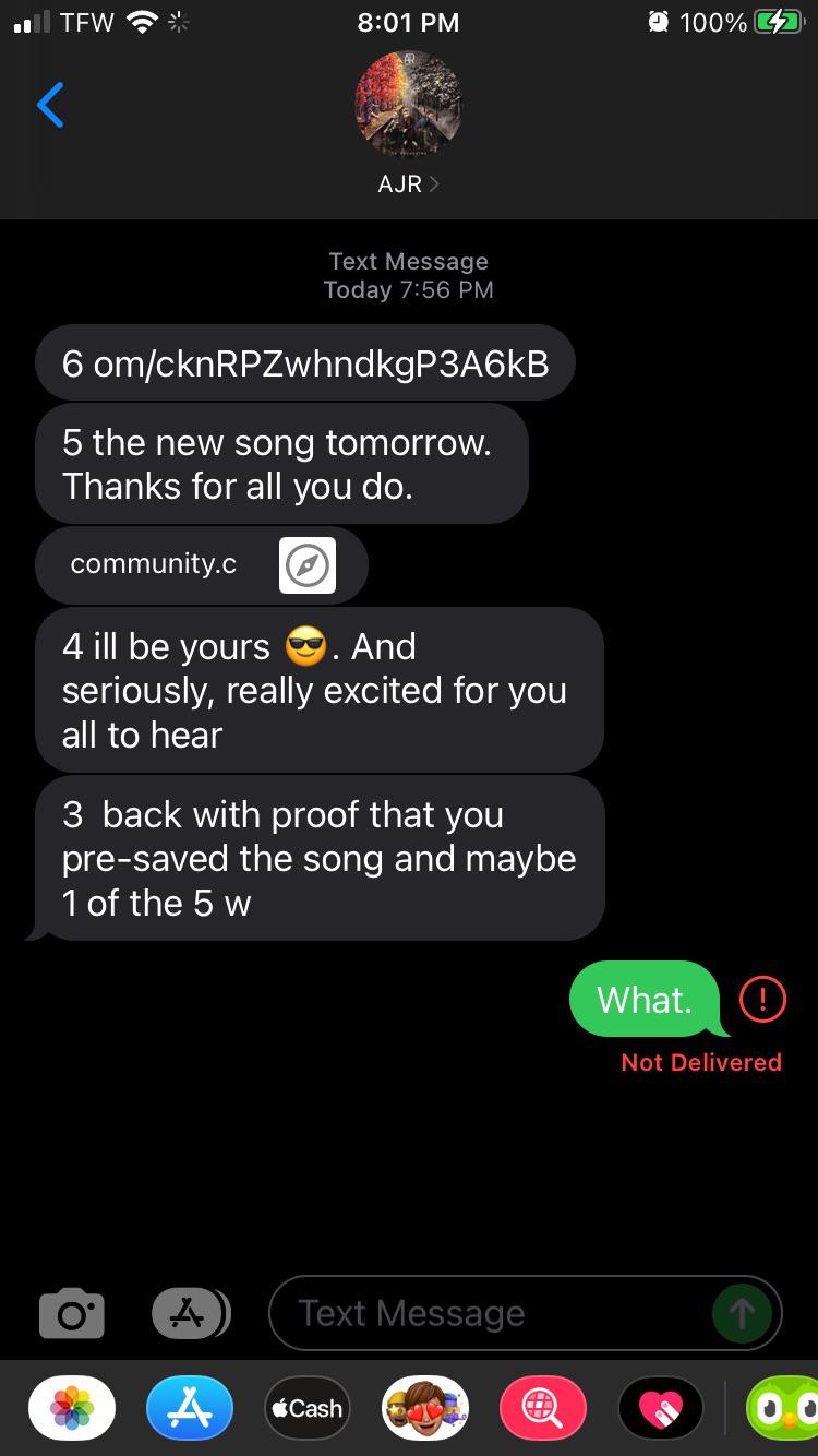 This the the phone number I got at their concert and I can not tell