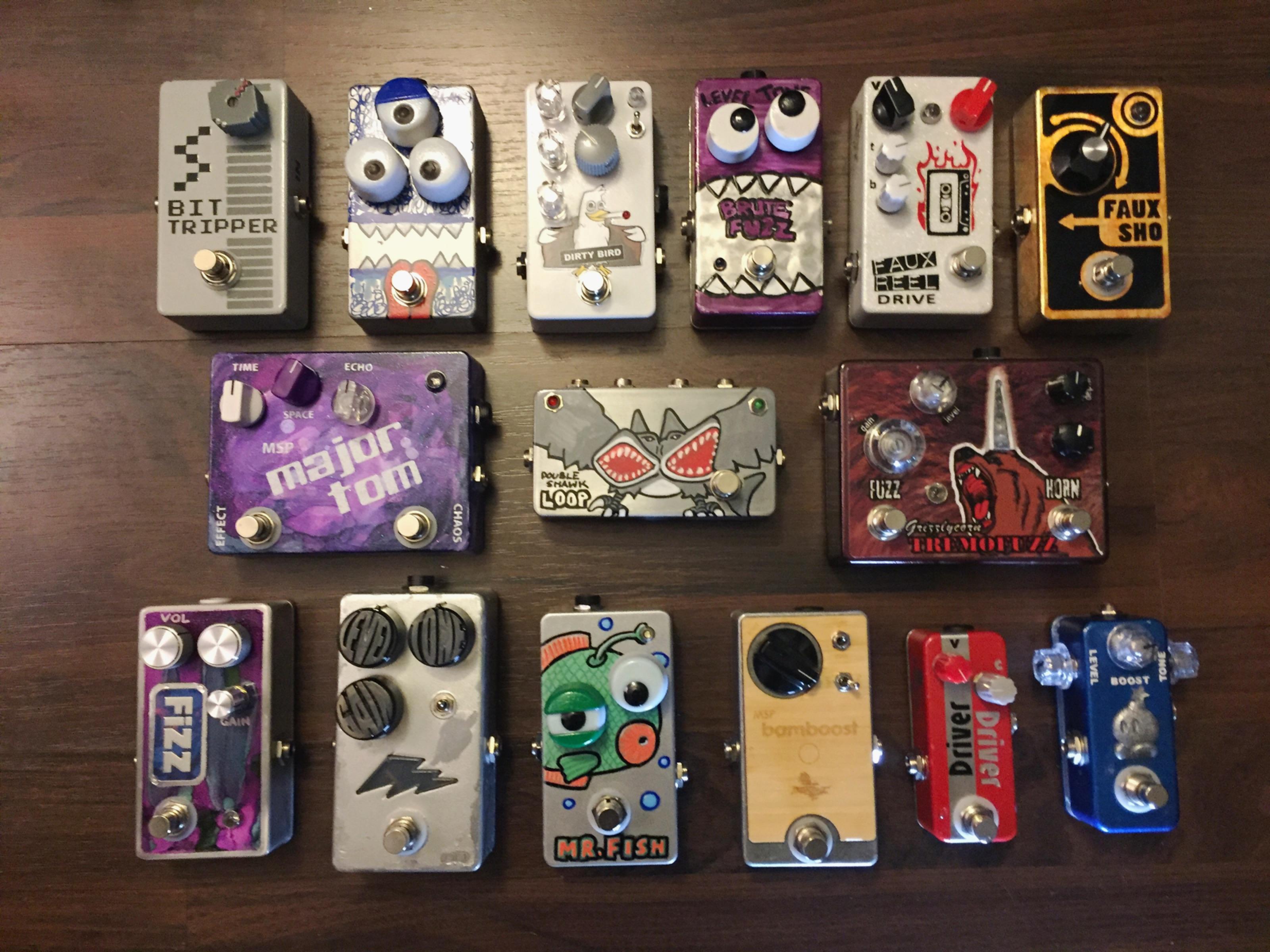 UPDATED These are all the different pedals I've built r/guitarpedals