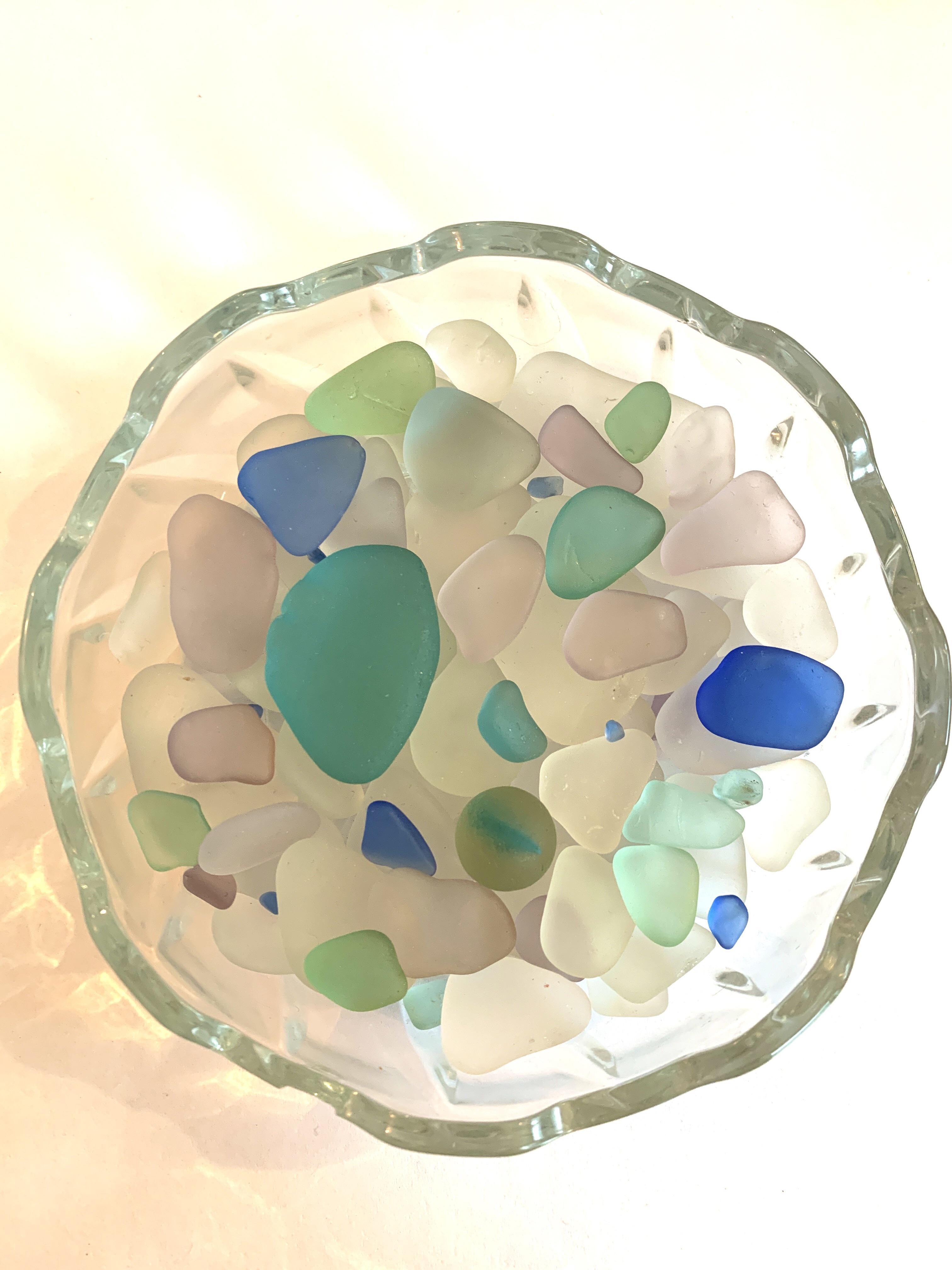 Sea glass bowl for my room r/seaglass