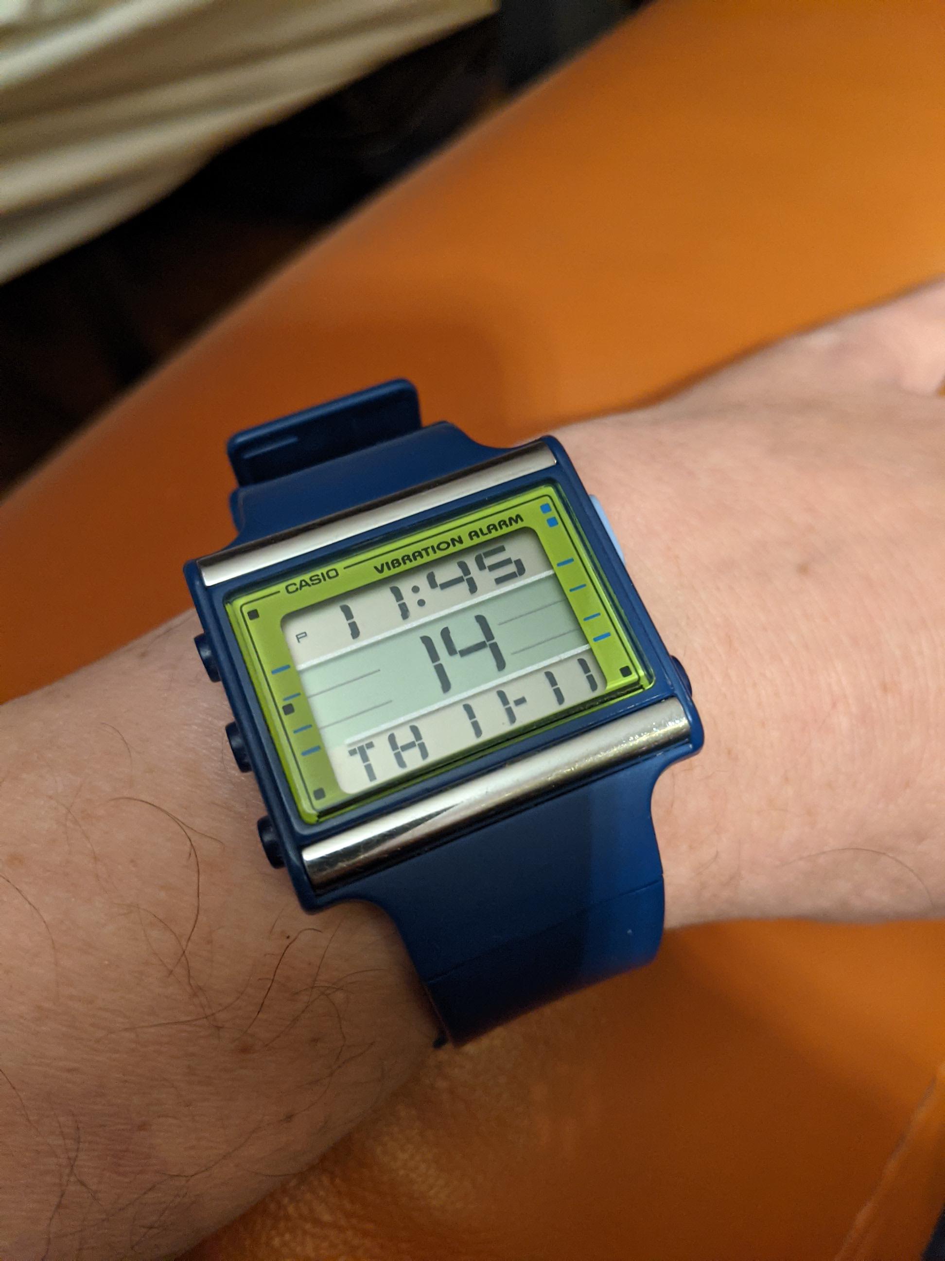 [Casio ldf12] was searching for a vibration alarm watch, and most were