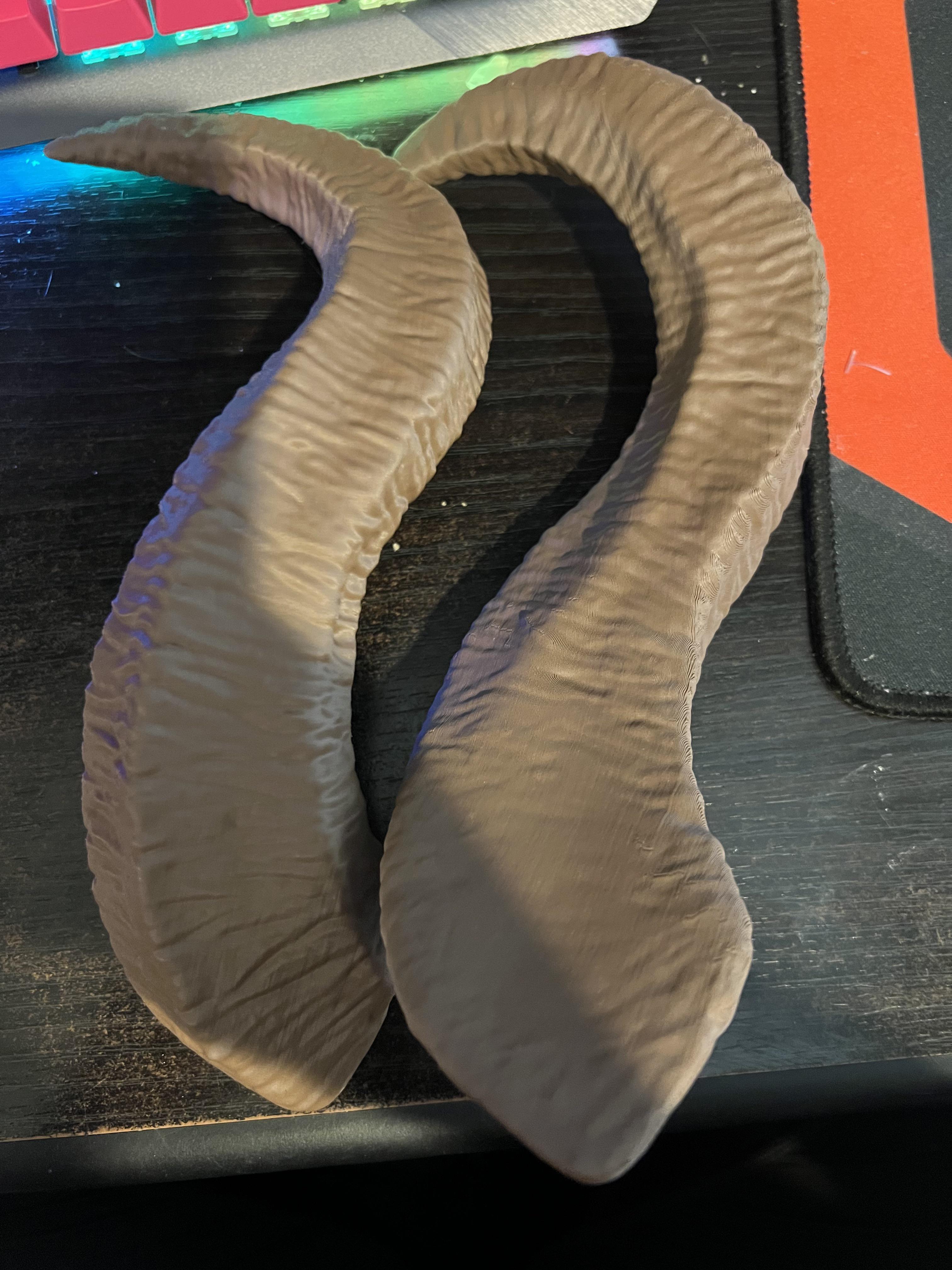 I want to attach 3D printed horns to a headband or similar but I don’t