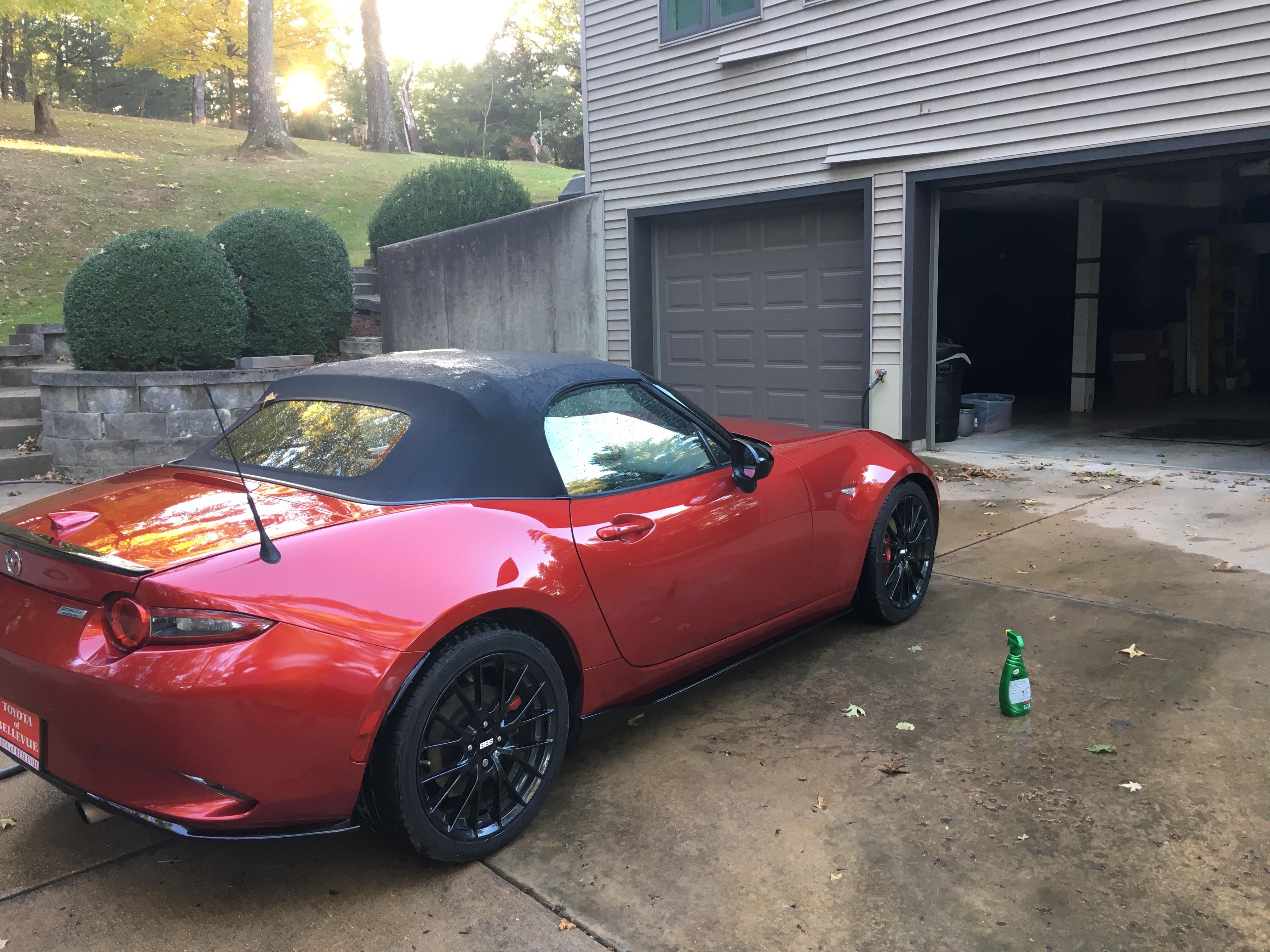 Soft tops just clean up better r/Miata