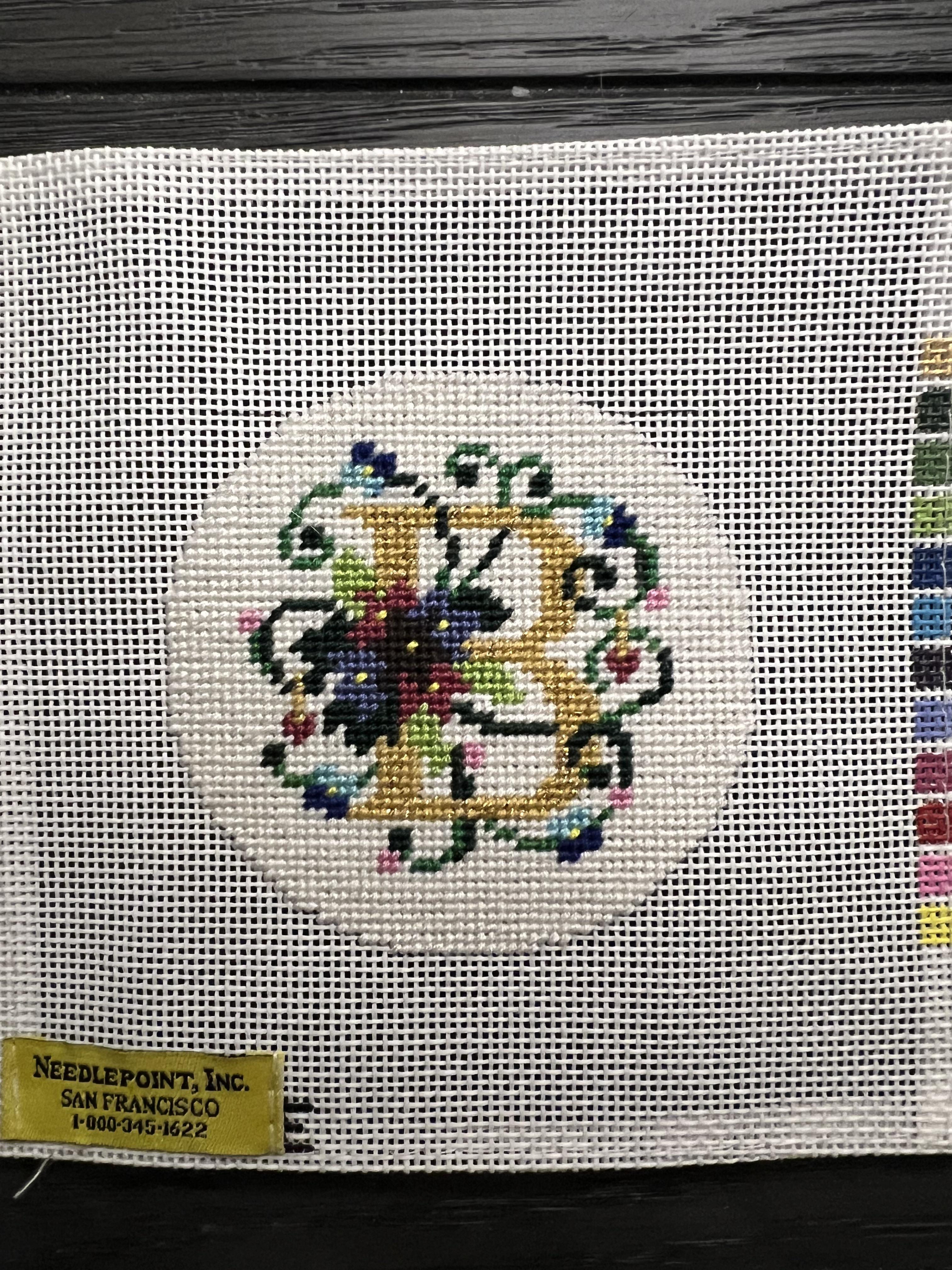 First ever needlepoint! What should I finish as? r/Needlepoint