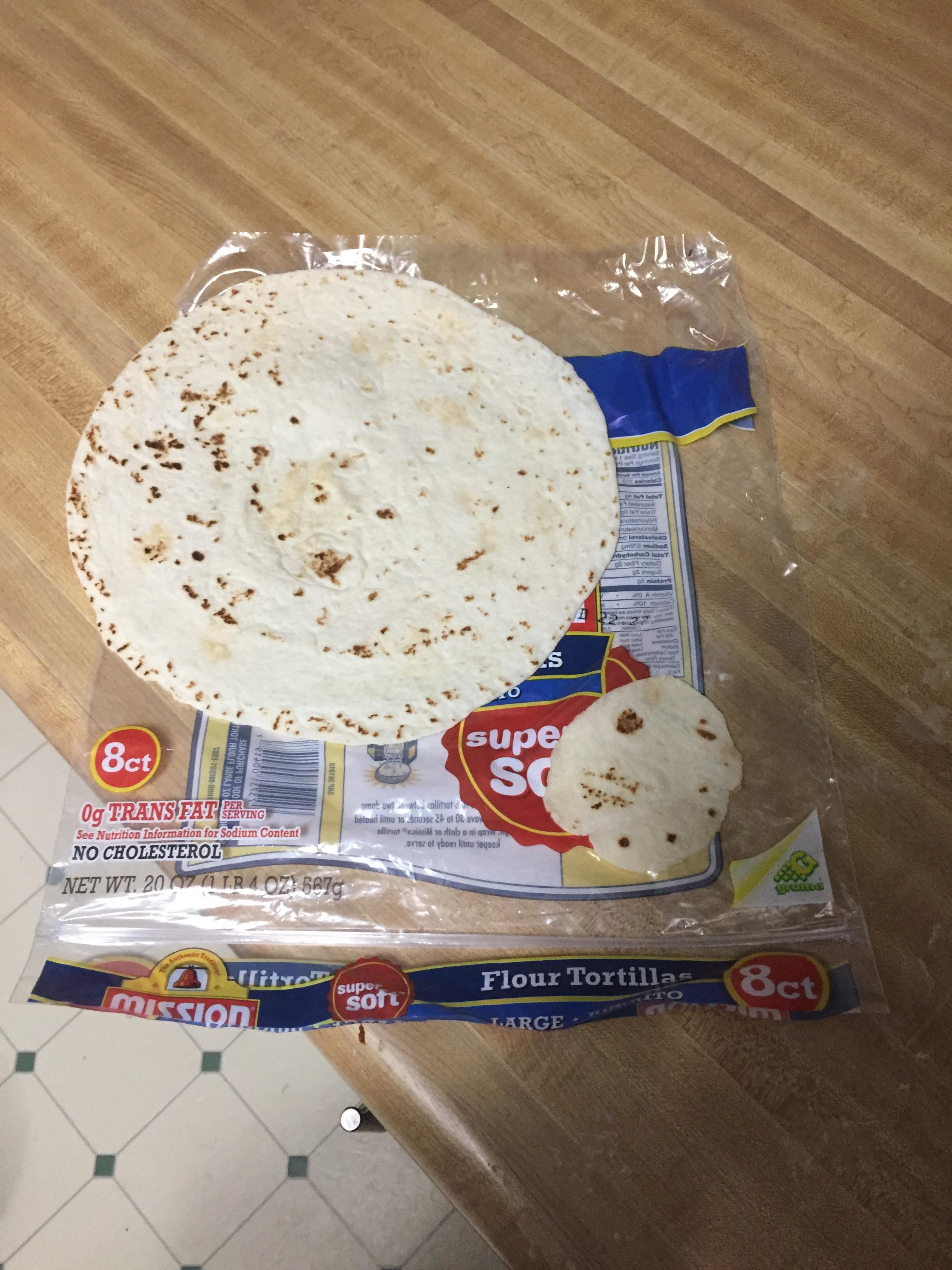 My package of tortillas came with an extra tiny tortilla r