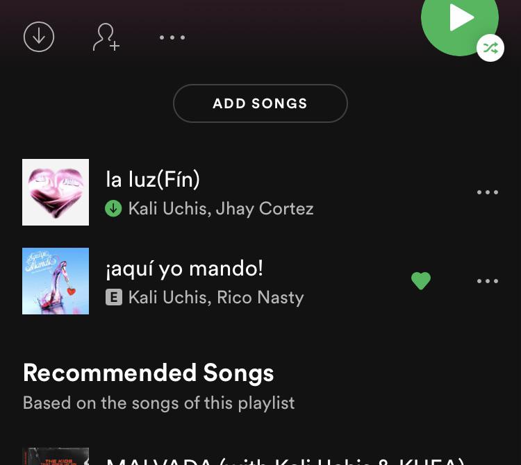 Kali changed the name of the songs, the album is coming....maybe the