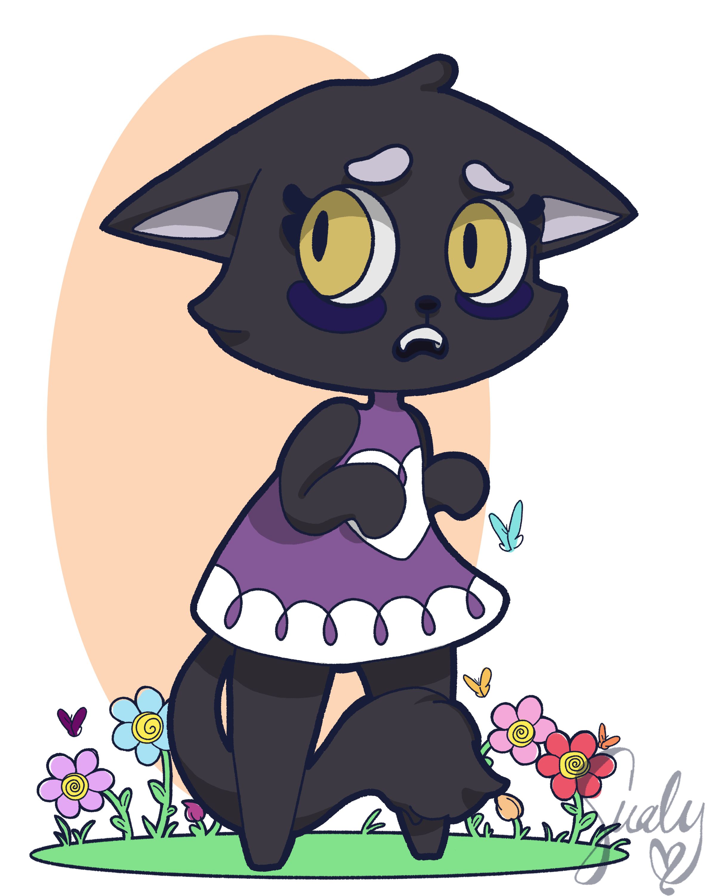 Drew my kitty as an animal crossing villager! SO EXCITED FOR THE 20TH