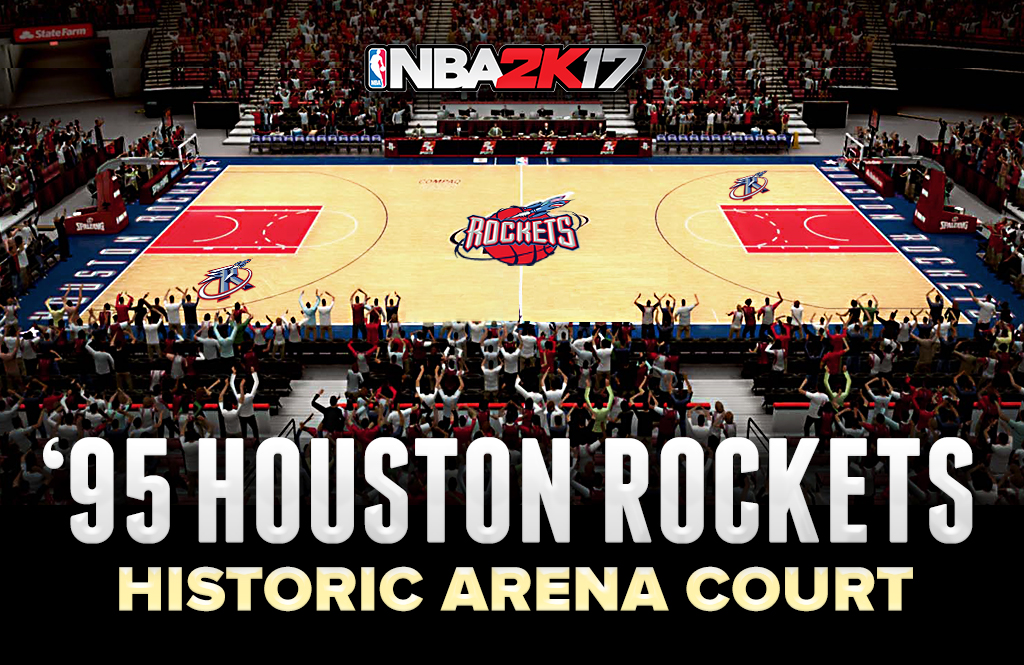 Created the historic 19952001 Rockets Arena Court. Perfect for all of