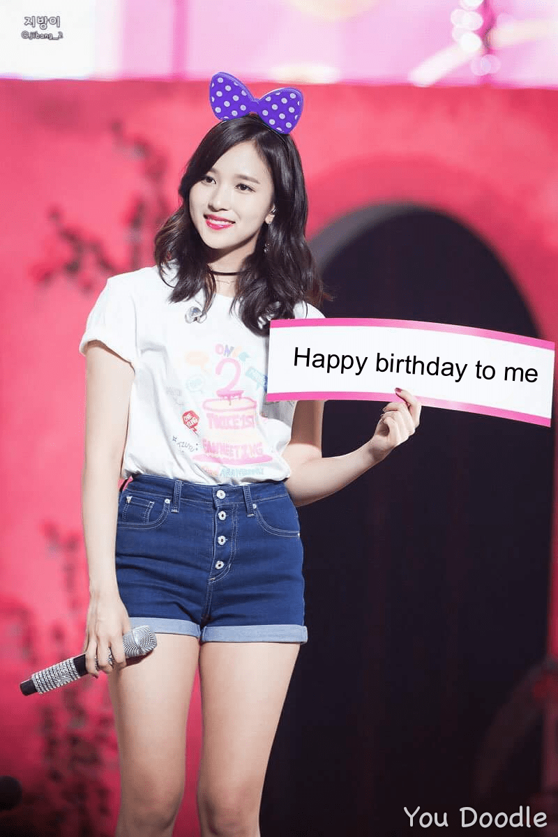 Happy Birthday Mina! twice