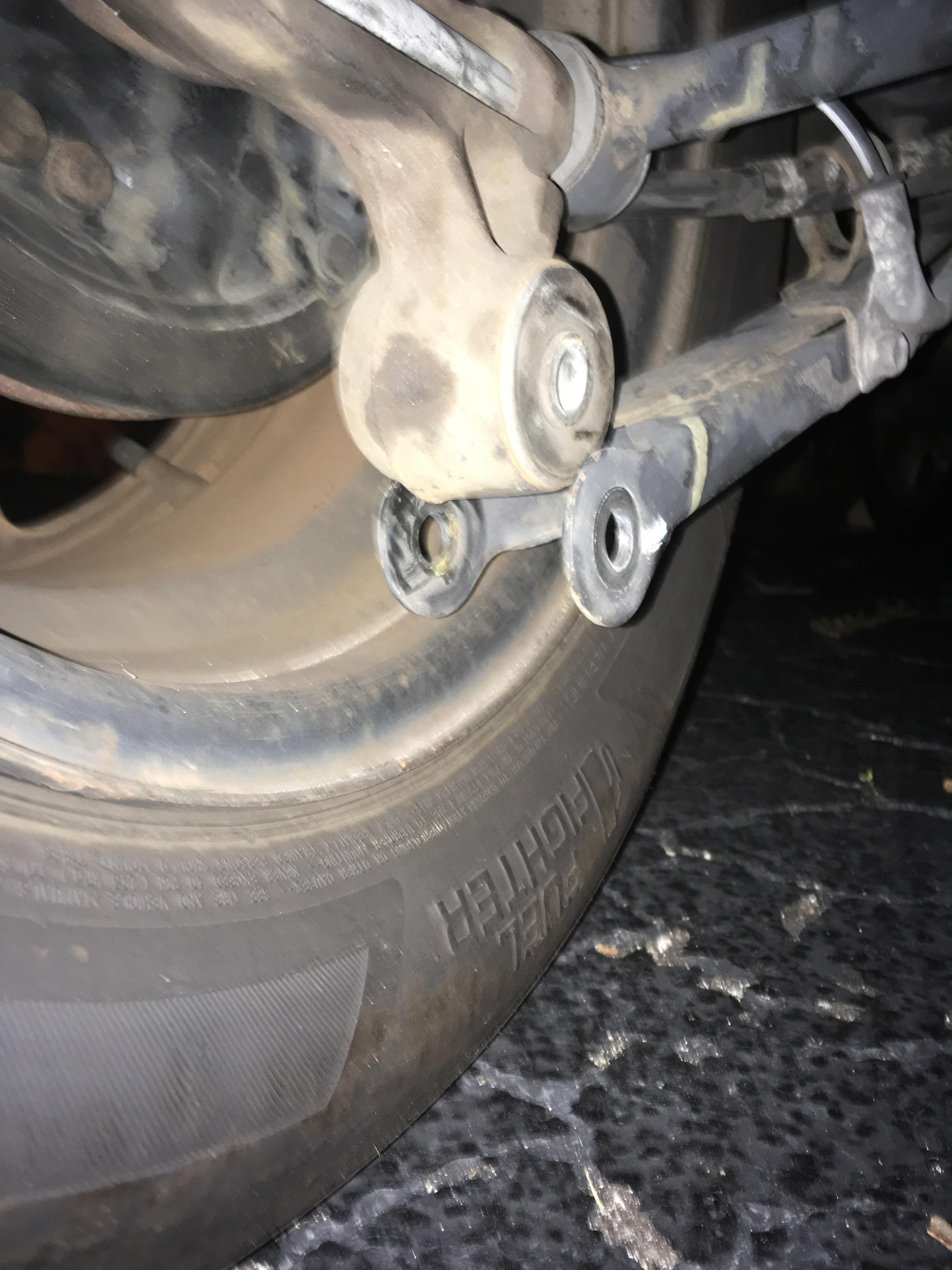 Heard a knocking coming from my rear wheel, inspected and saw that this was hanging off. What is