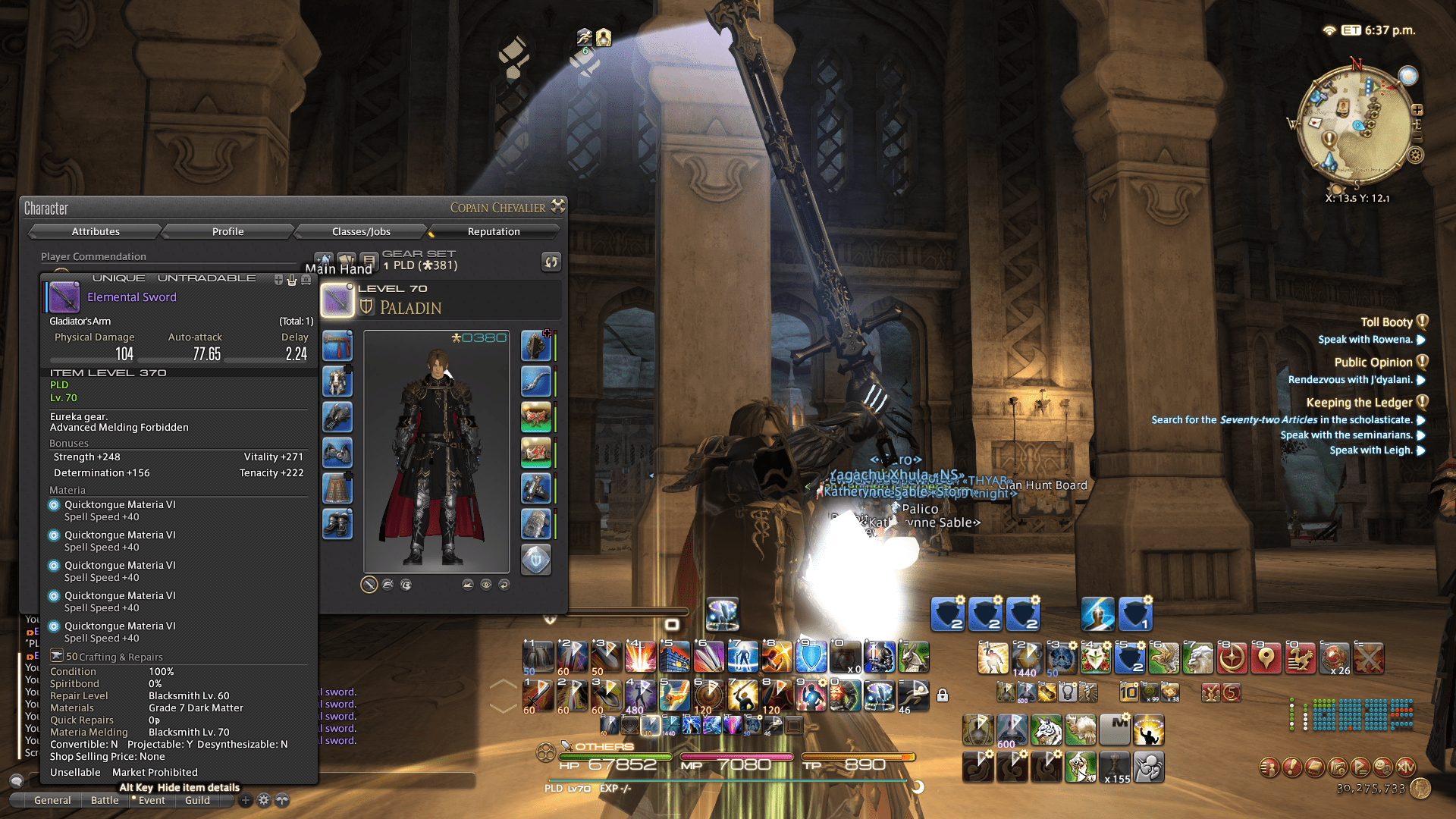 Finally got this bad boy and put the appropriate materia
