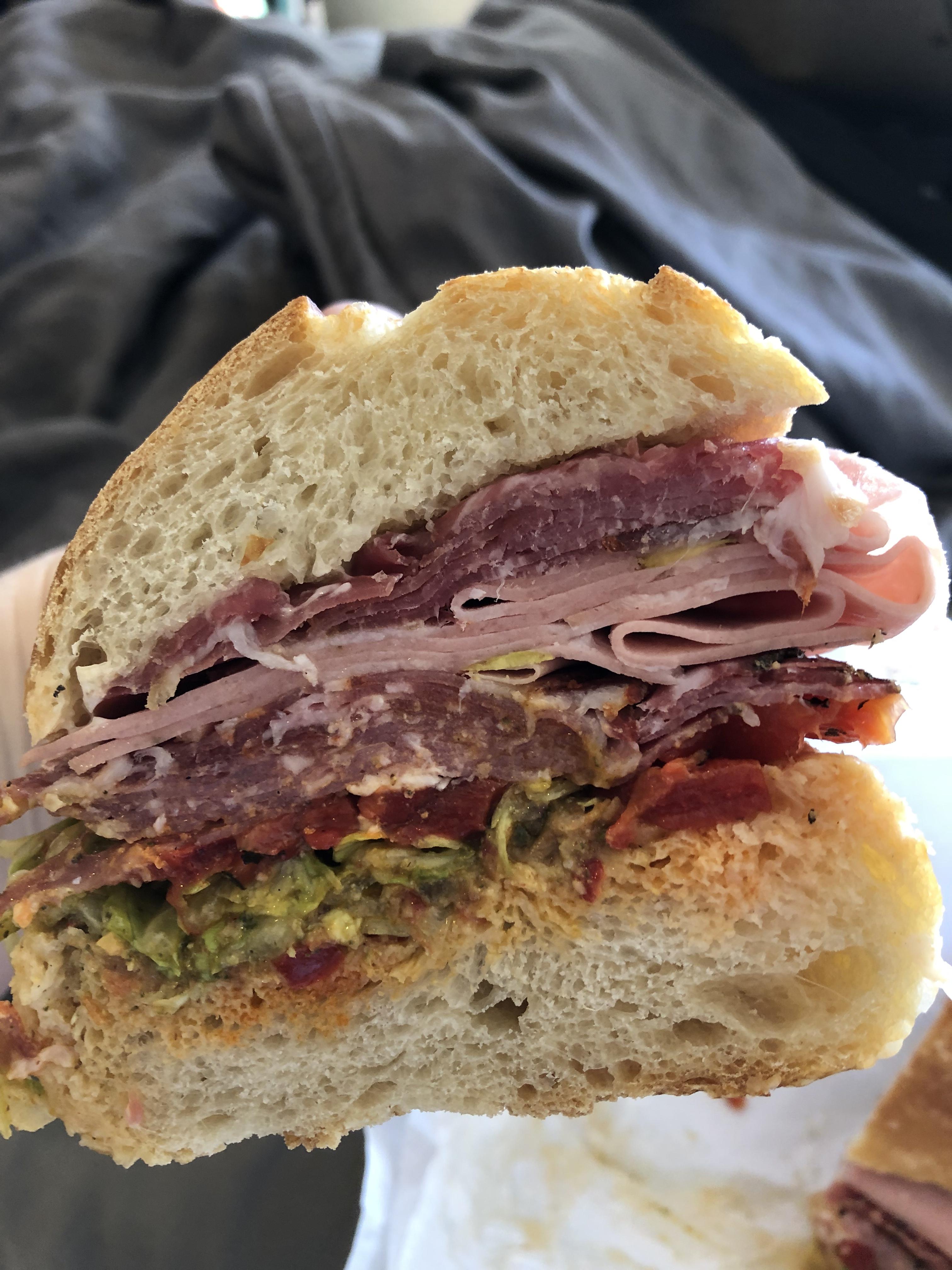 Prosciutto, hot coppa, mortadella, salami r/Sandwiches