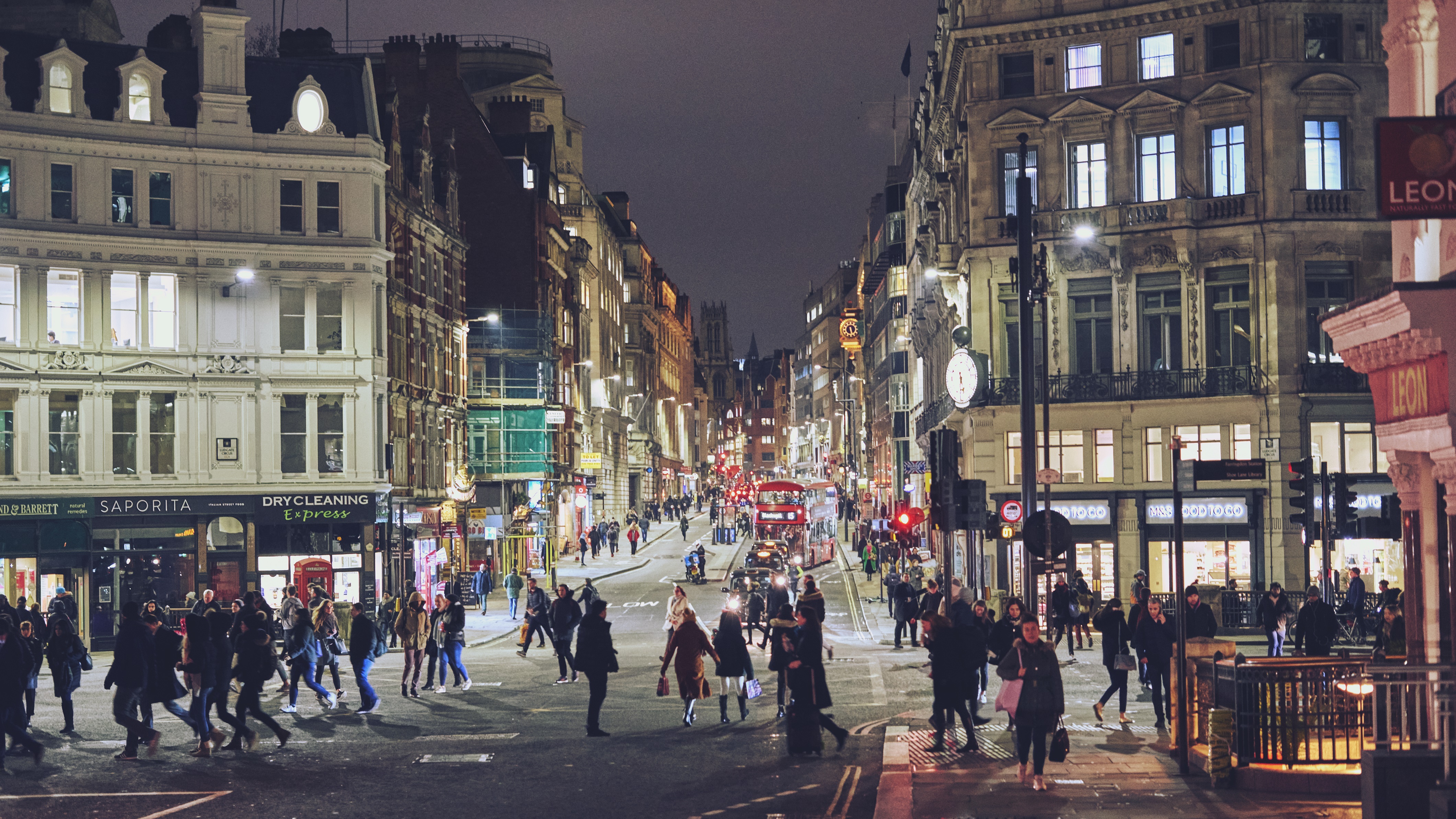 Fleet Street as seen from Ludgate hill r/london