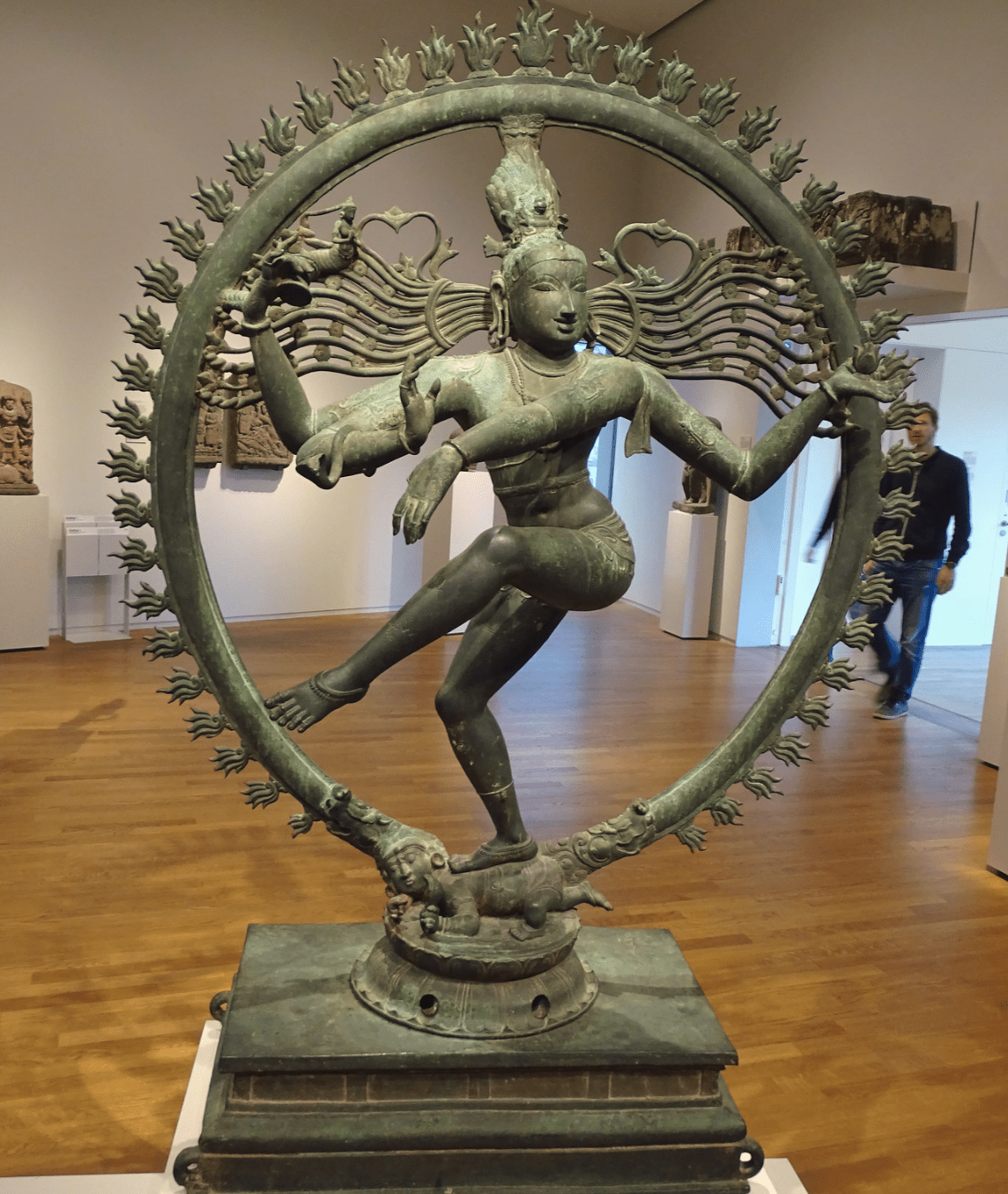 Bronze statue of Lord Shiva as Nataraj ( Lord of the Dance ), 12th. cent. CE, Tamil Nadu, India