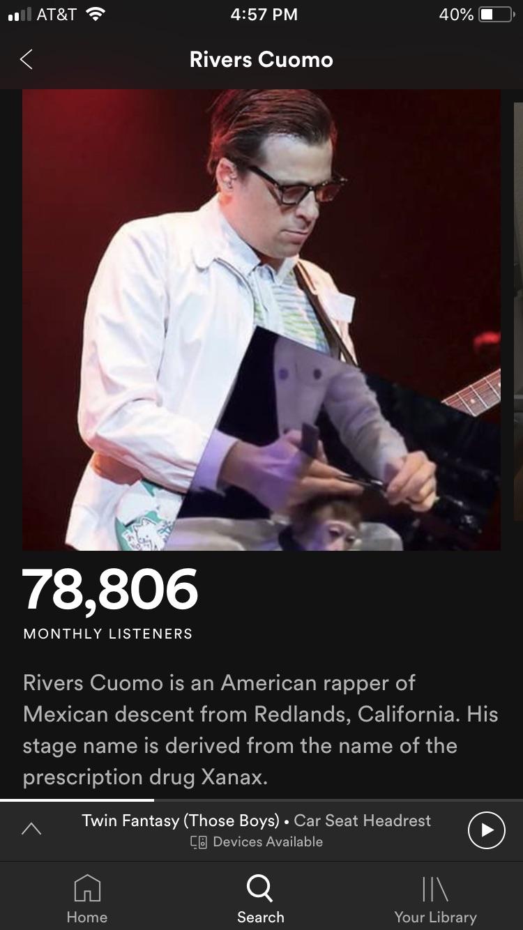 Lil Xan = Rivers Cuomo r/weezer