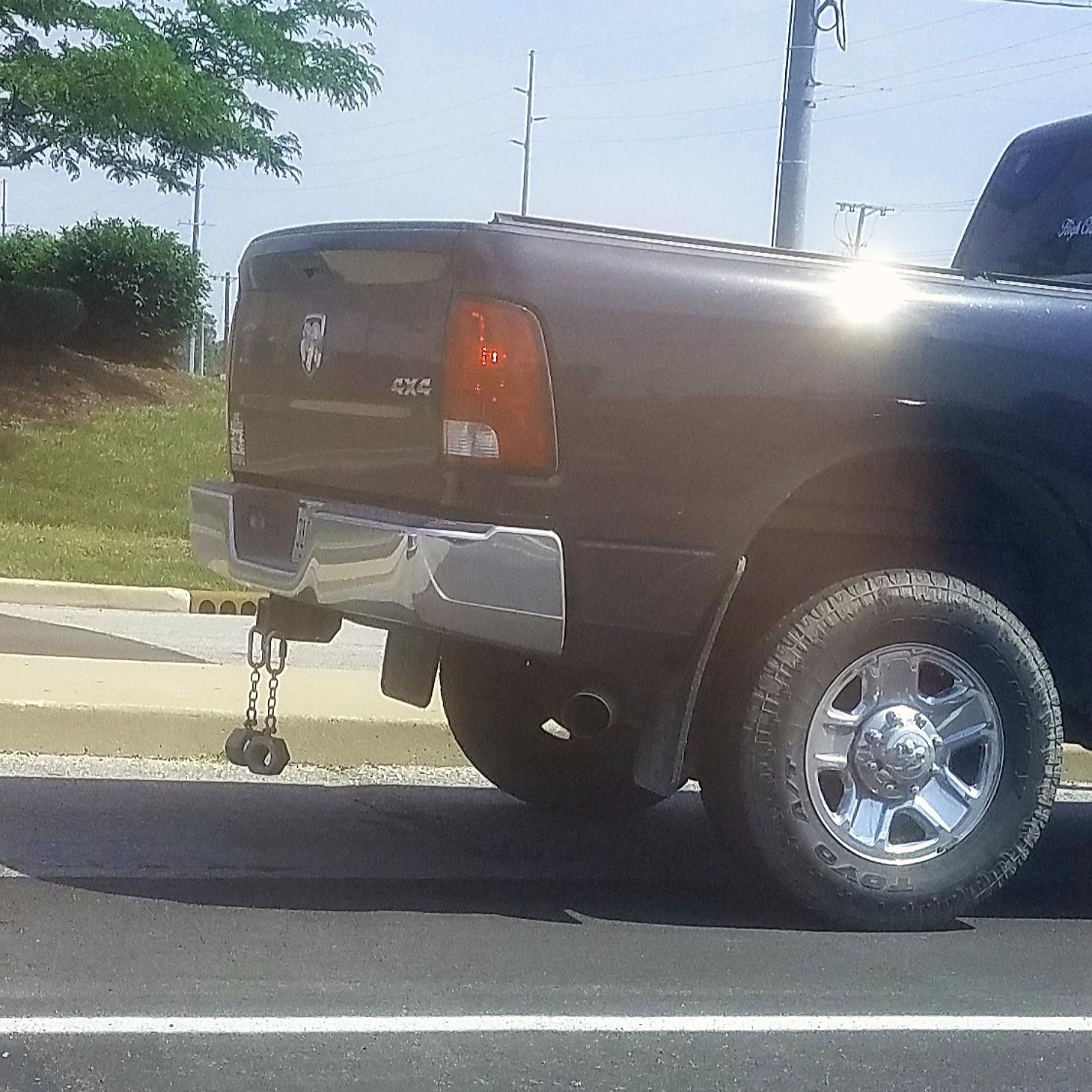A different kind of truck nuts r/funny