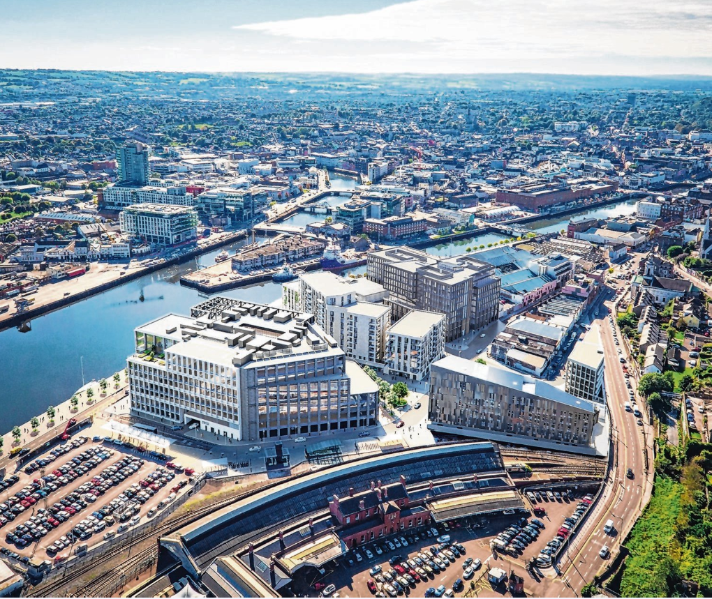Cork's newest developments under construction on the north quays r