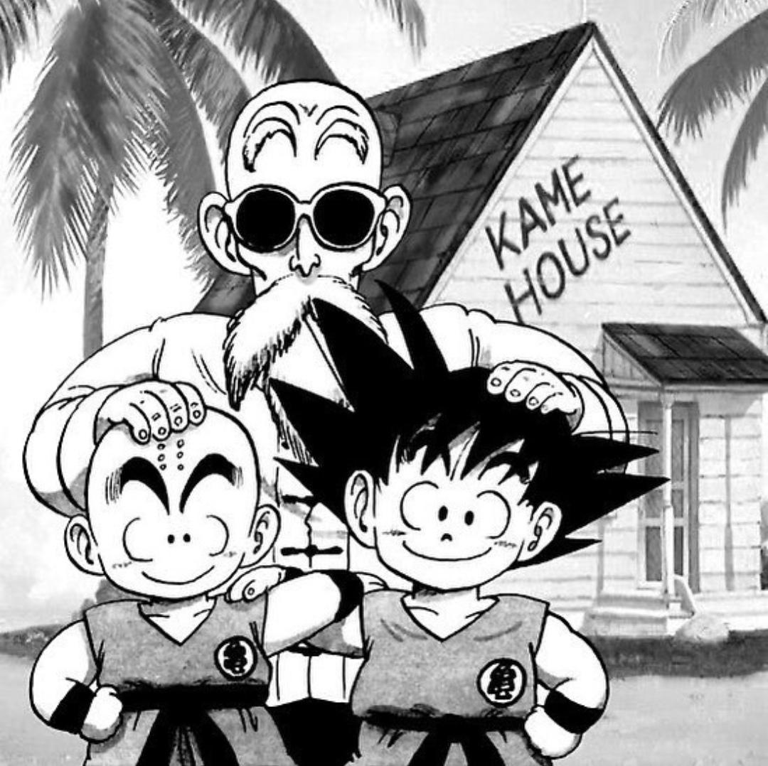 Master Roshi With Little Goku And Krillin 😊 r/at5_2py9ui