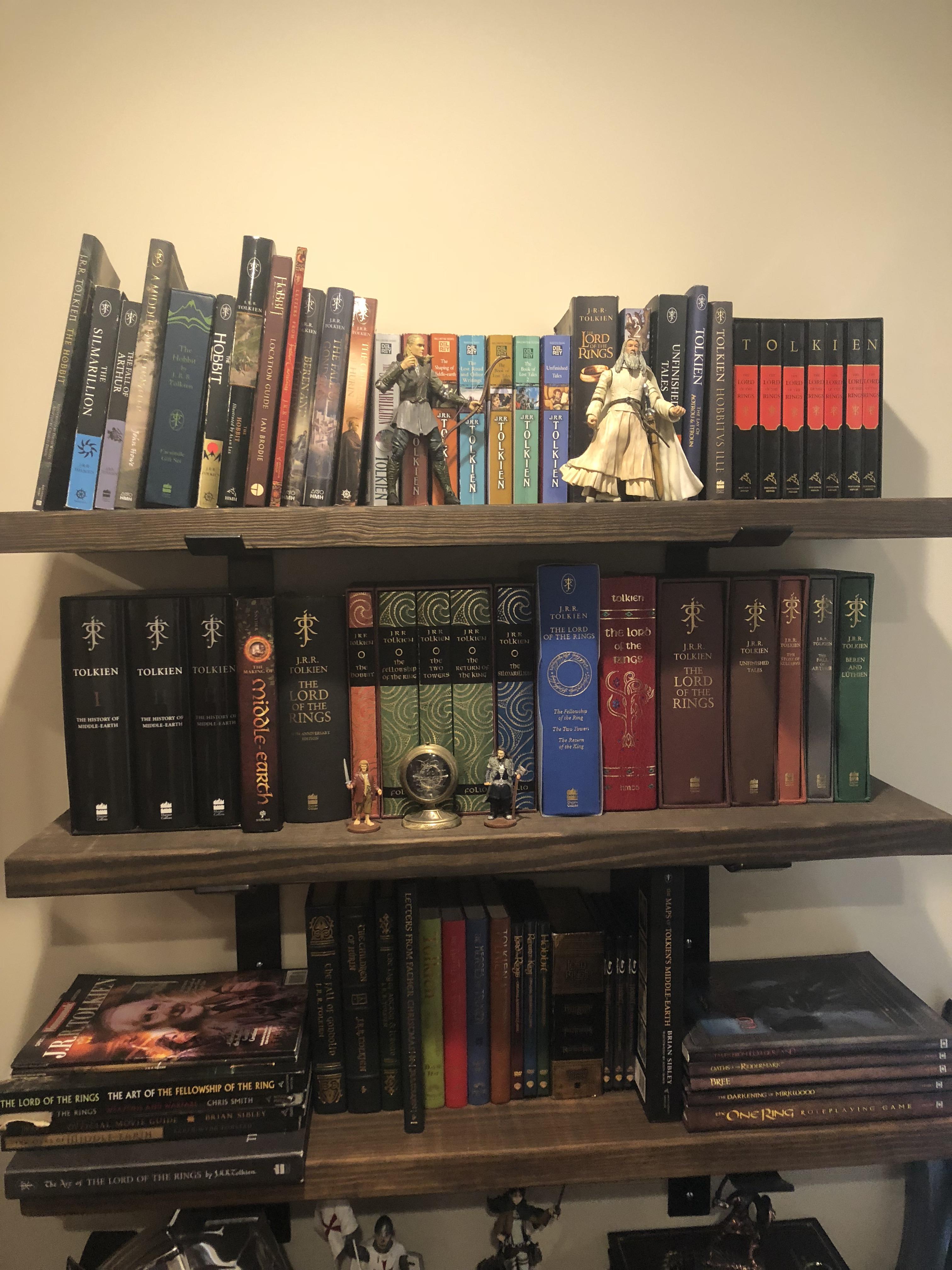 My Tolkien collection lotr