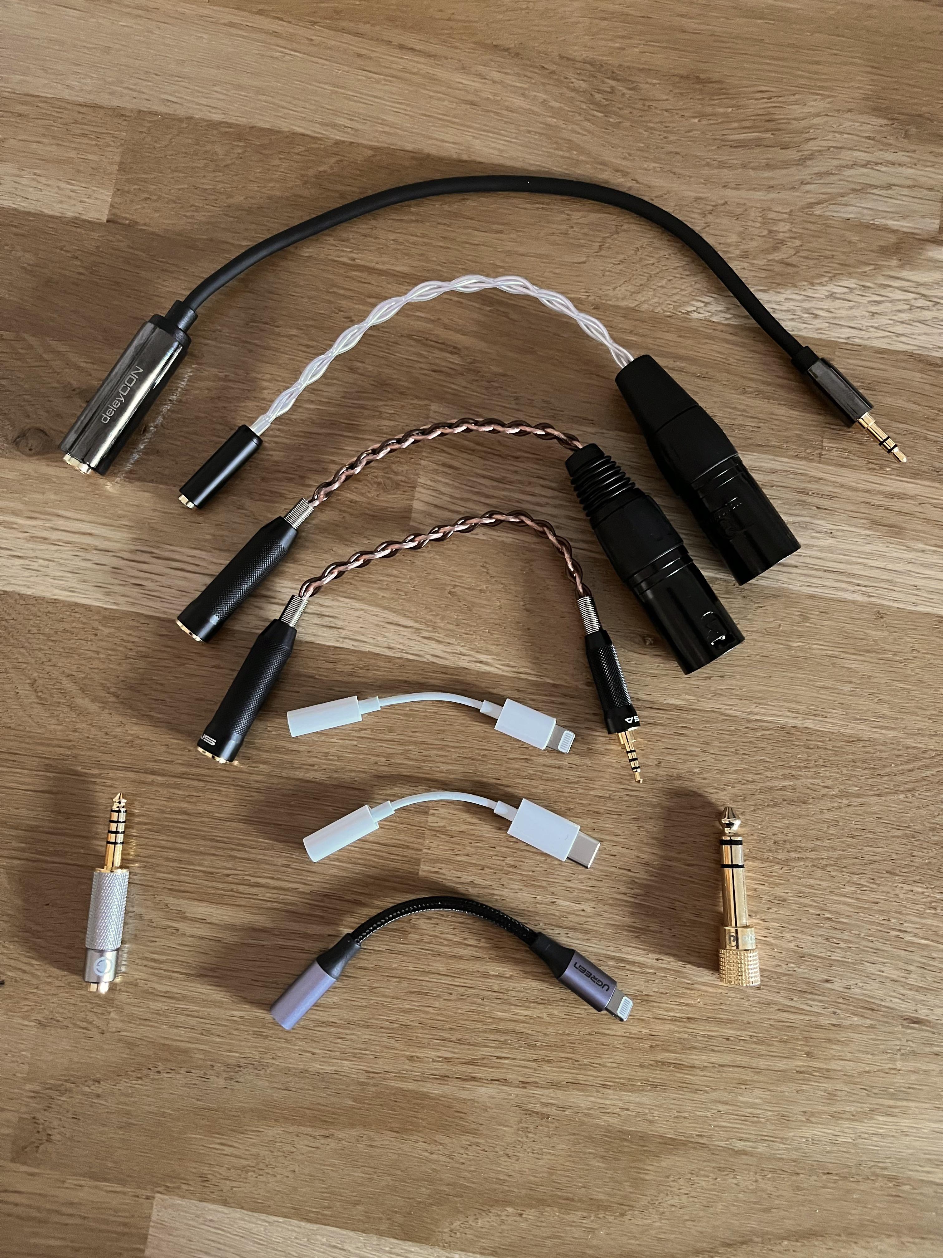 Something different Headphone dongle collection r/headphones