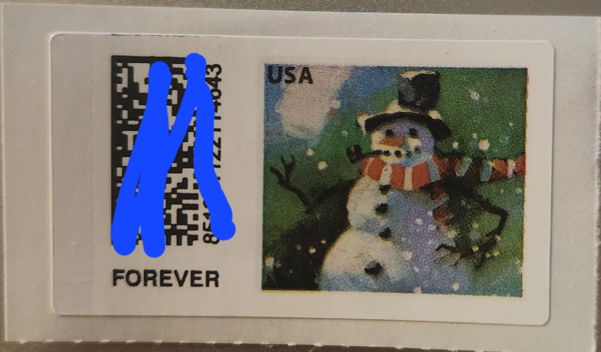 2023 US holiday kiosk (SSK) stamp r/stamps