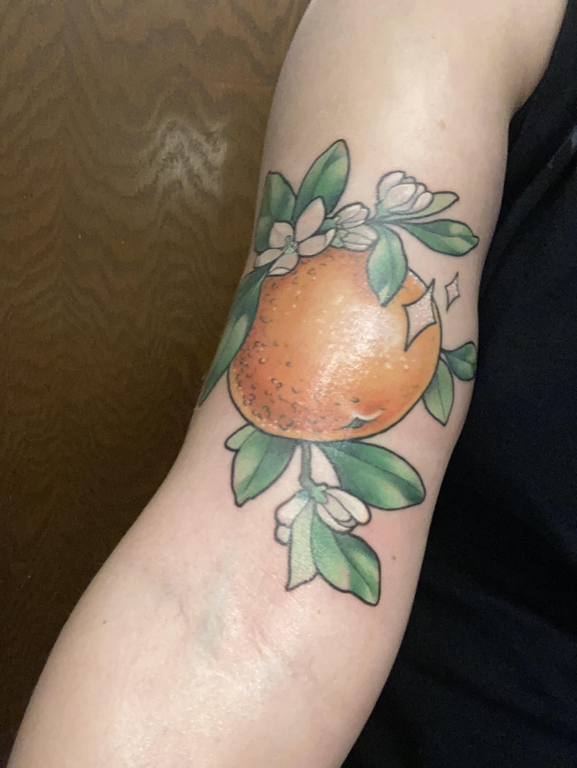 Manic Clementine tattoo 🍊 r/halsey