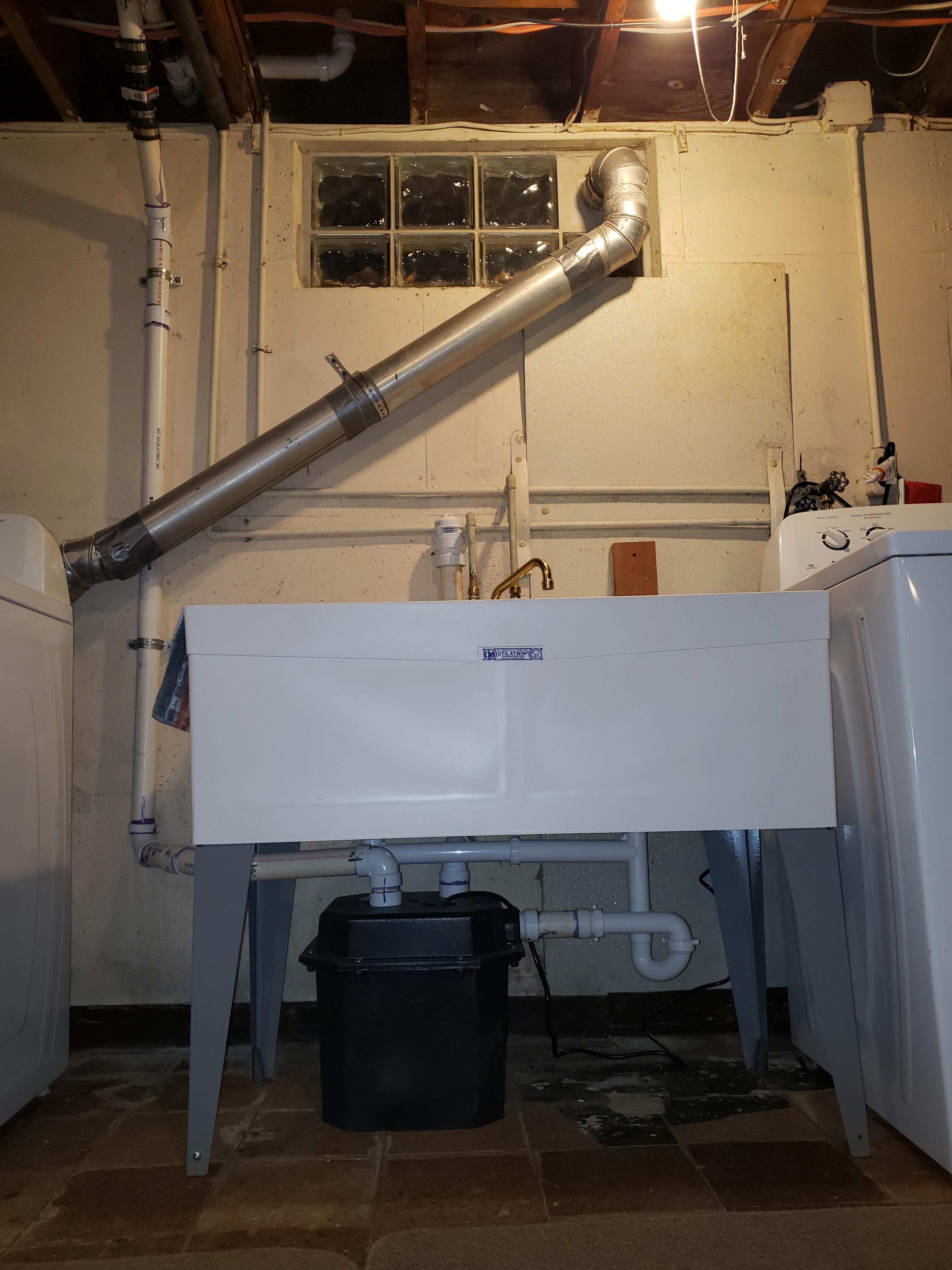 Rate my uppump / laundry sink installation r/Plumbing