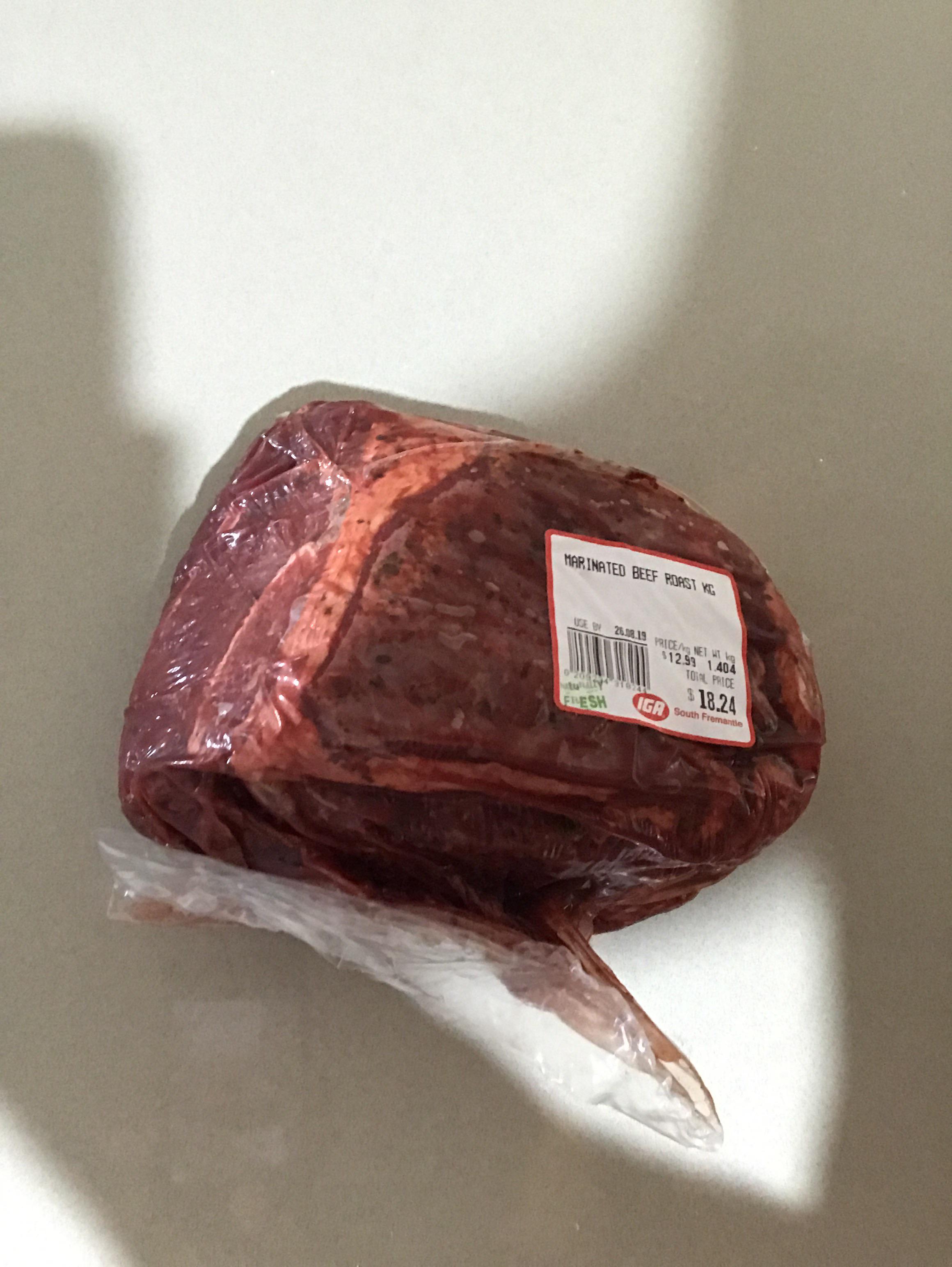 I have a 1.5kg pre marinated beef roast, thinking of adding some baby