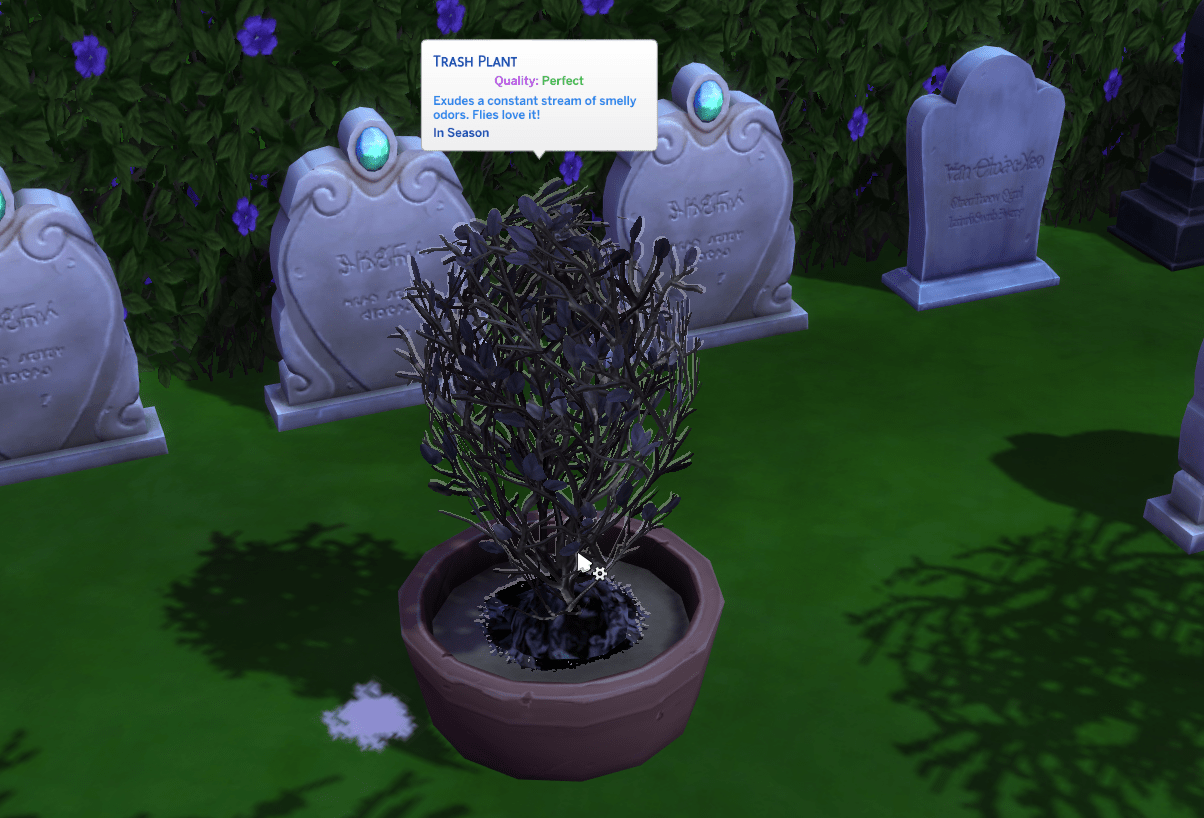 My proudest Sims 4 achievement a perfect quality trash plant r/Sims4