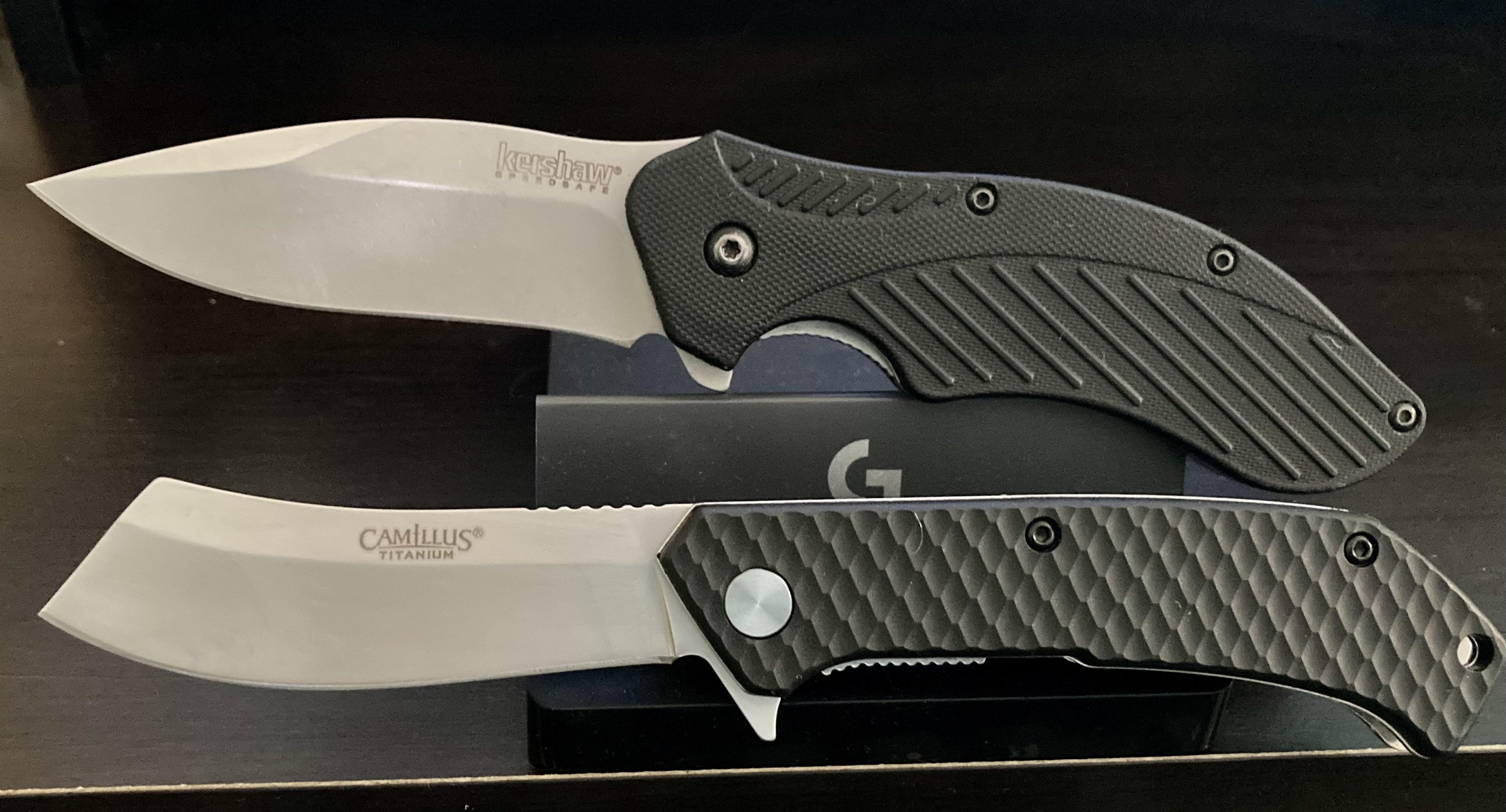 NKD Some recent pawn shop pickups (Camillus “Barber” & Kershaw “Clash