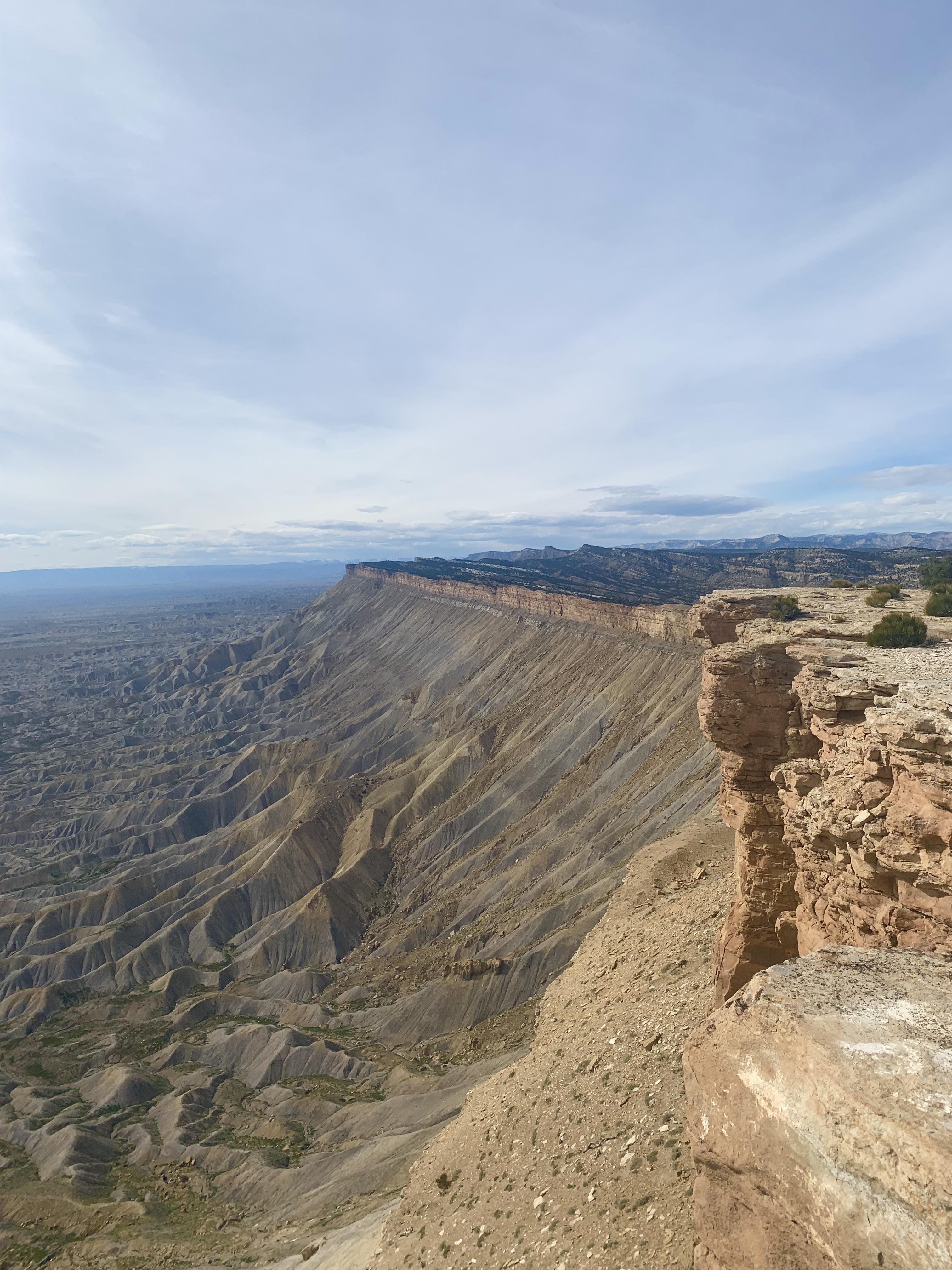Incredible view from the top of Mount Garfield in Palisade, CO. r