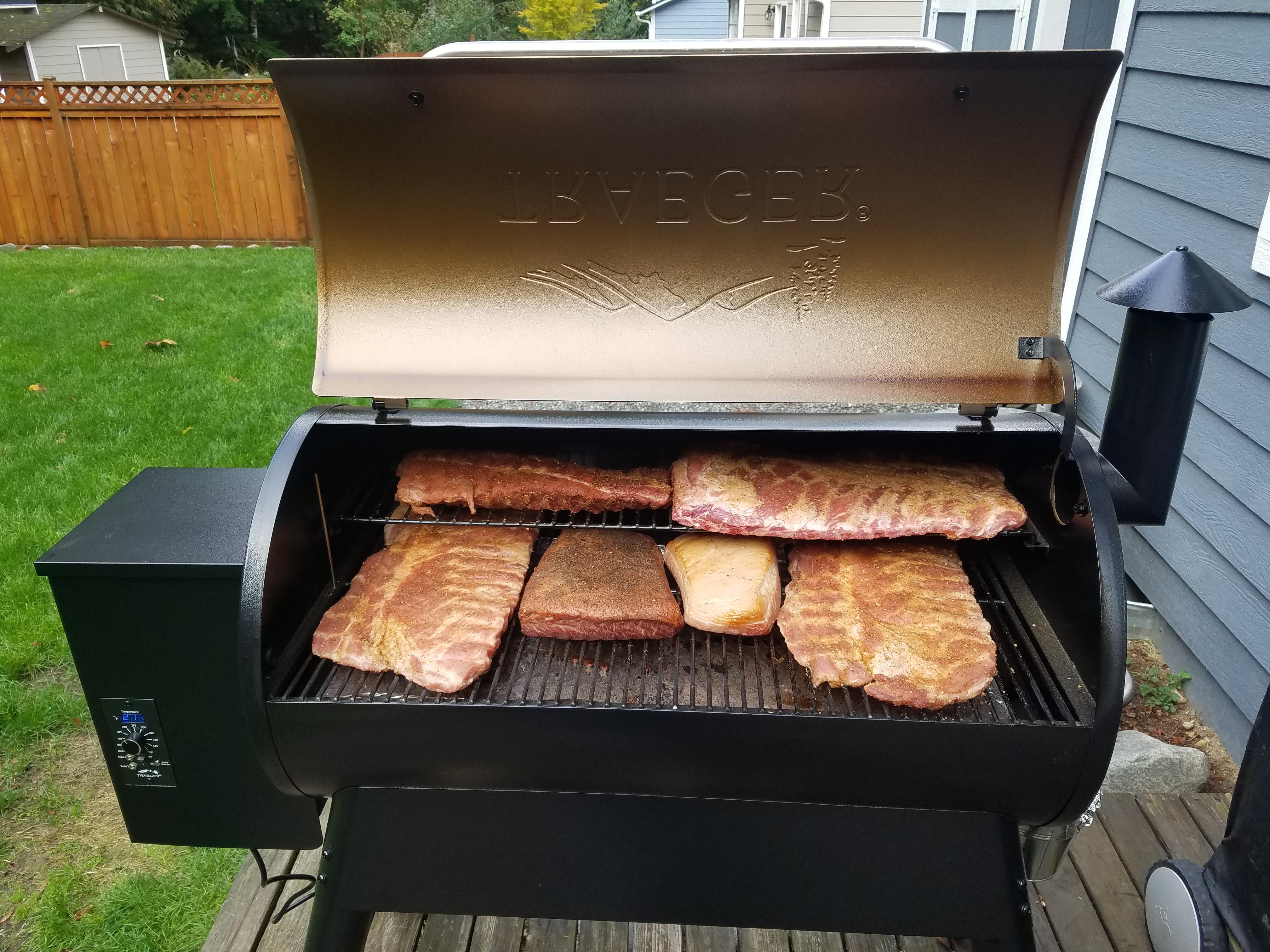 First time cooking for other people on the new smoker. r/Traeger