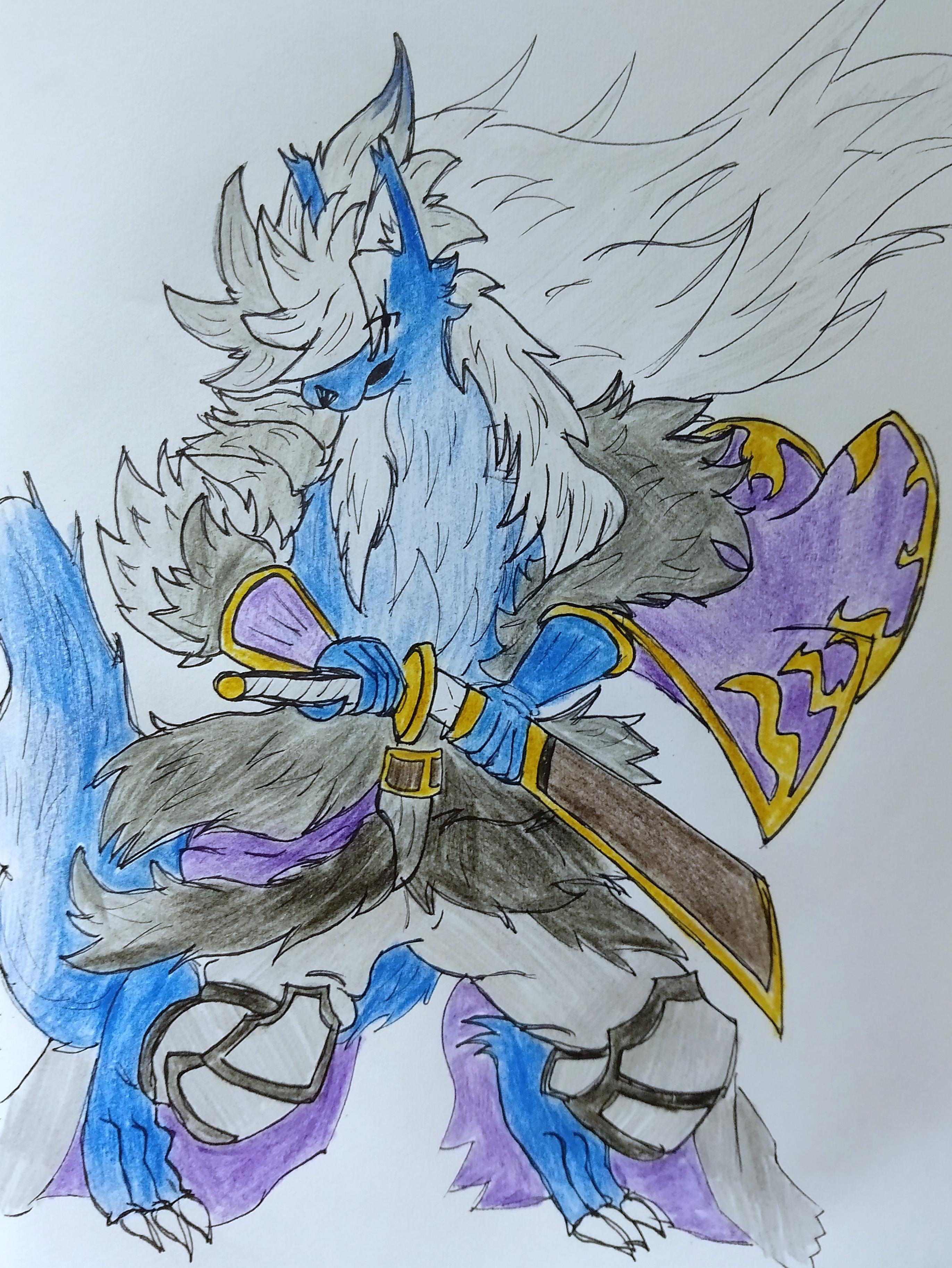 The Art Of The Cards, Folgo, Justice Fur Hire (Art by me) r/yugioh