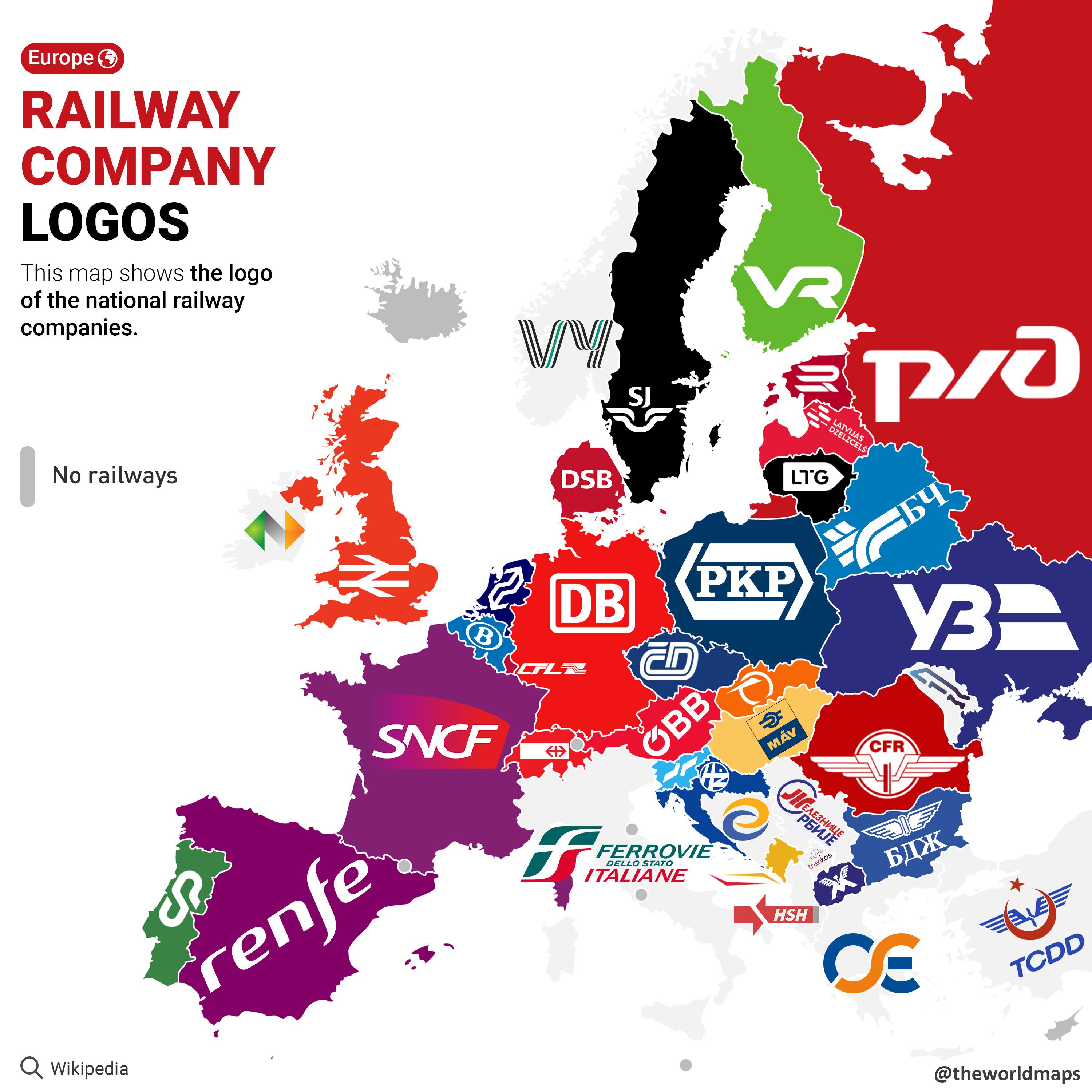 The logo of the national railway companies r/MapPorn