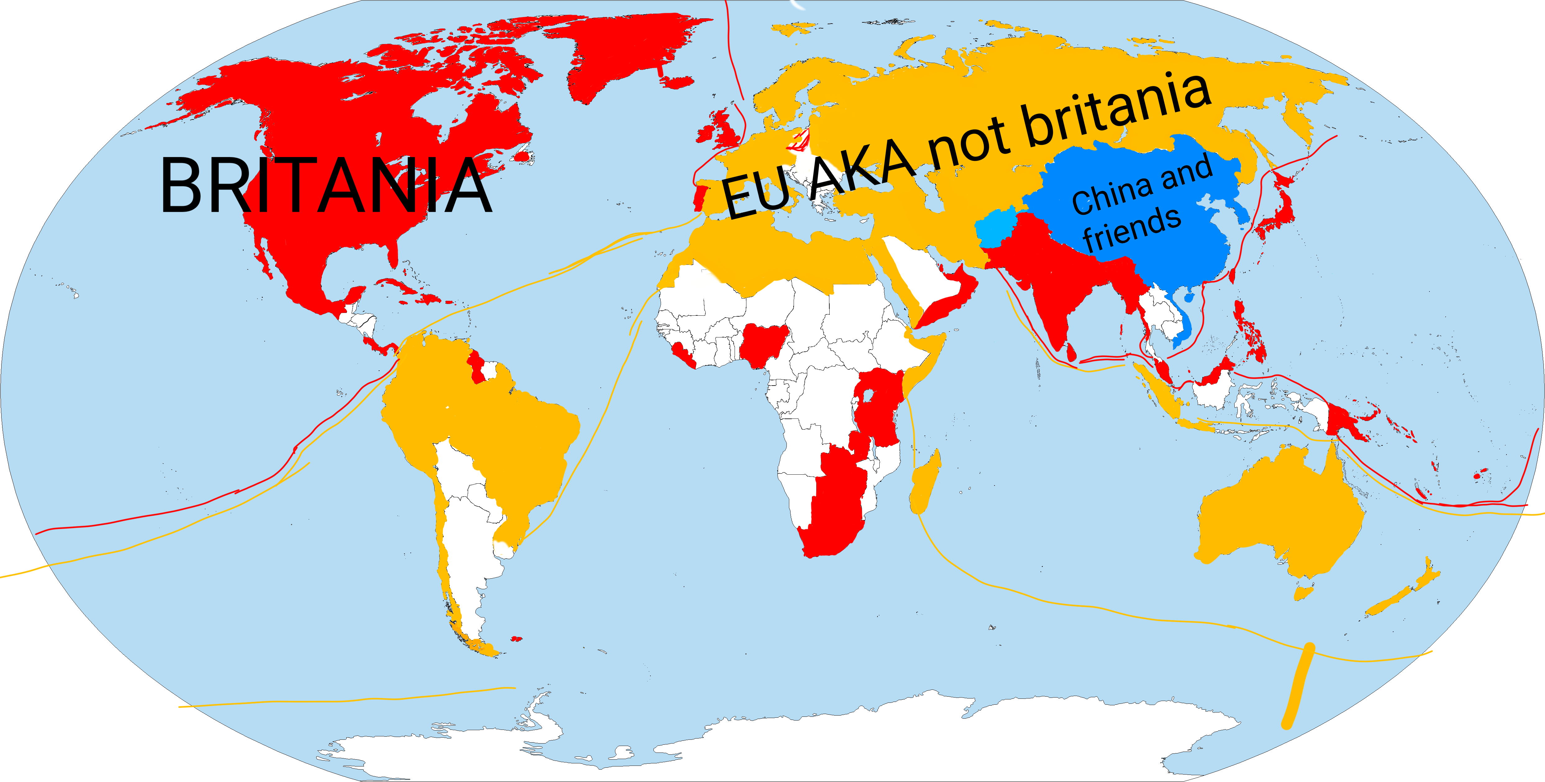 Britannia World Map
