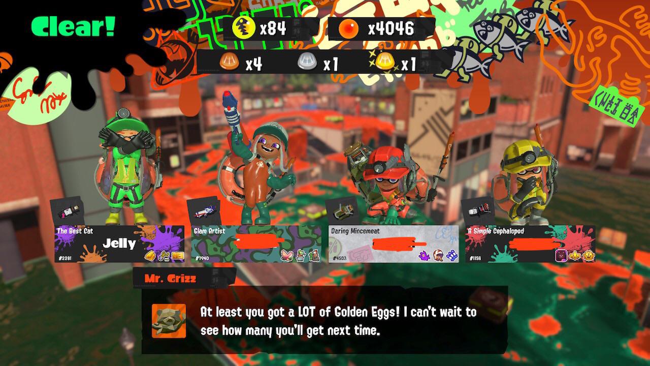 Gold scales now sparkle on the results screen r/splatoon