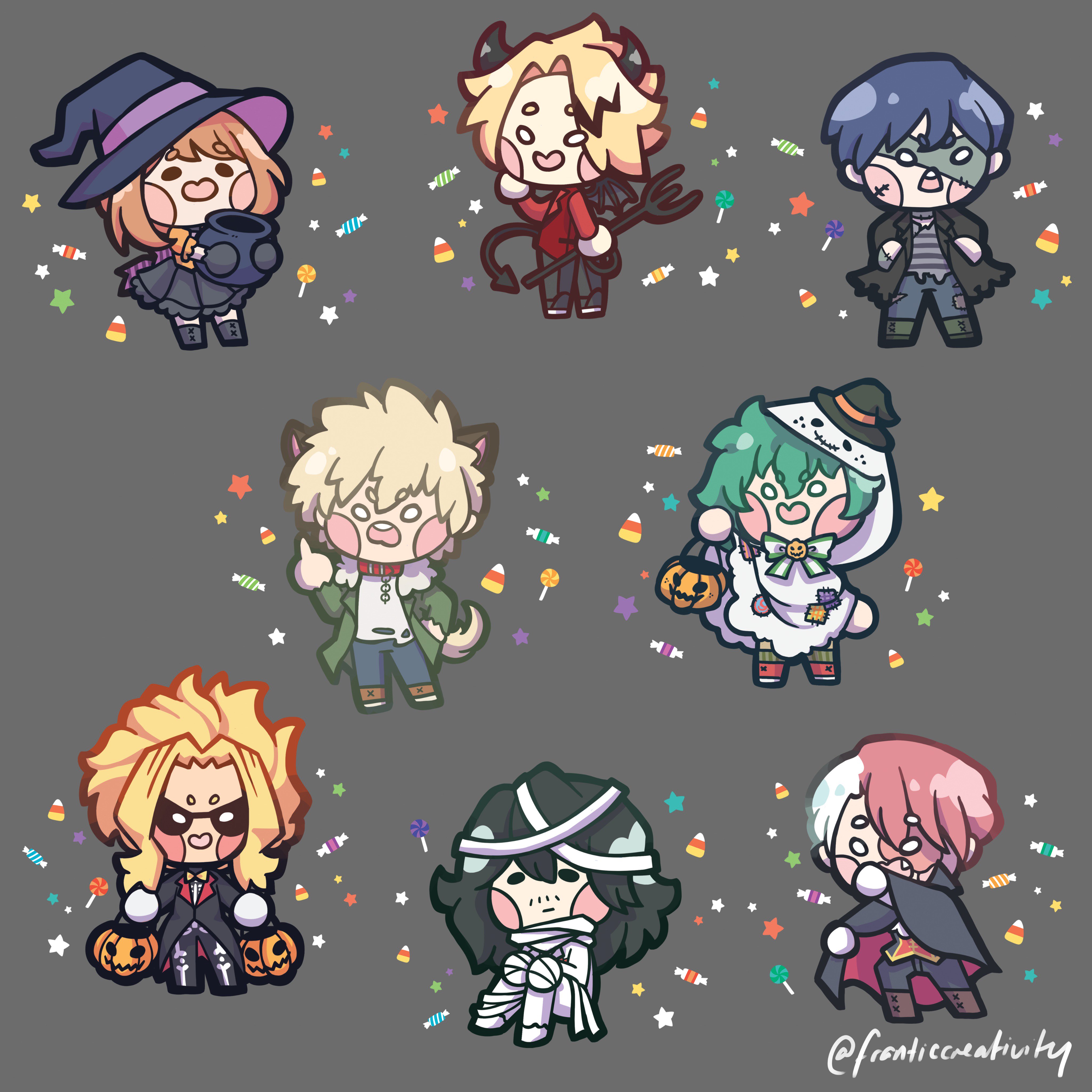 My Hero Academia Official Art Halloween
