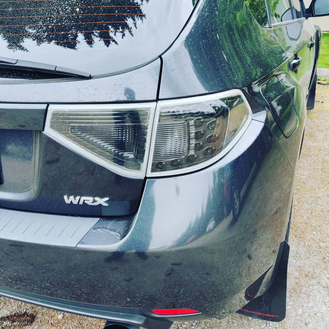 Painted tail lights finished up for this 2012 WRX wagon. : r/WRX